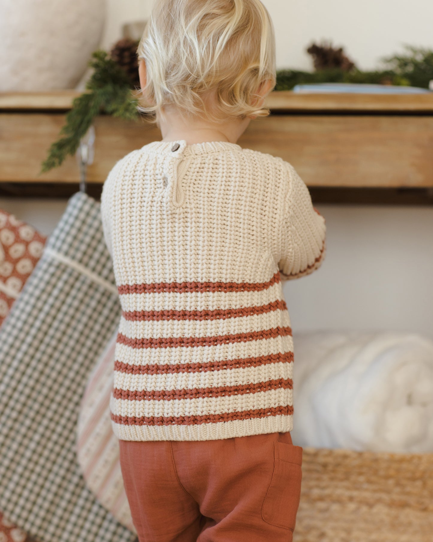 Rex Sweater || Cranberry - Rylee + Cru | Kids Clothes | Trendy Baby Clothes | Modern Infant Outfits |