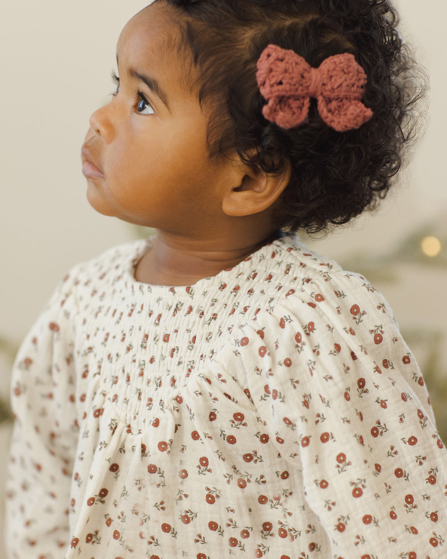 Crochet Bow || Cranberry - Rylee + Cru | Kids Clothes | Trendy Baby Clothes | Modern Infant Outfits |