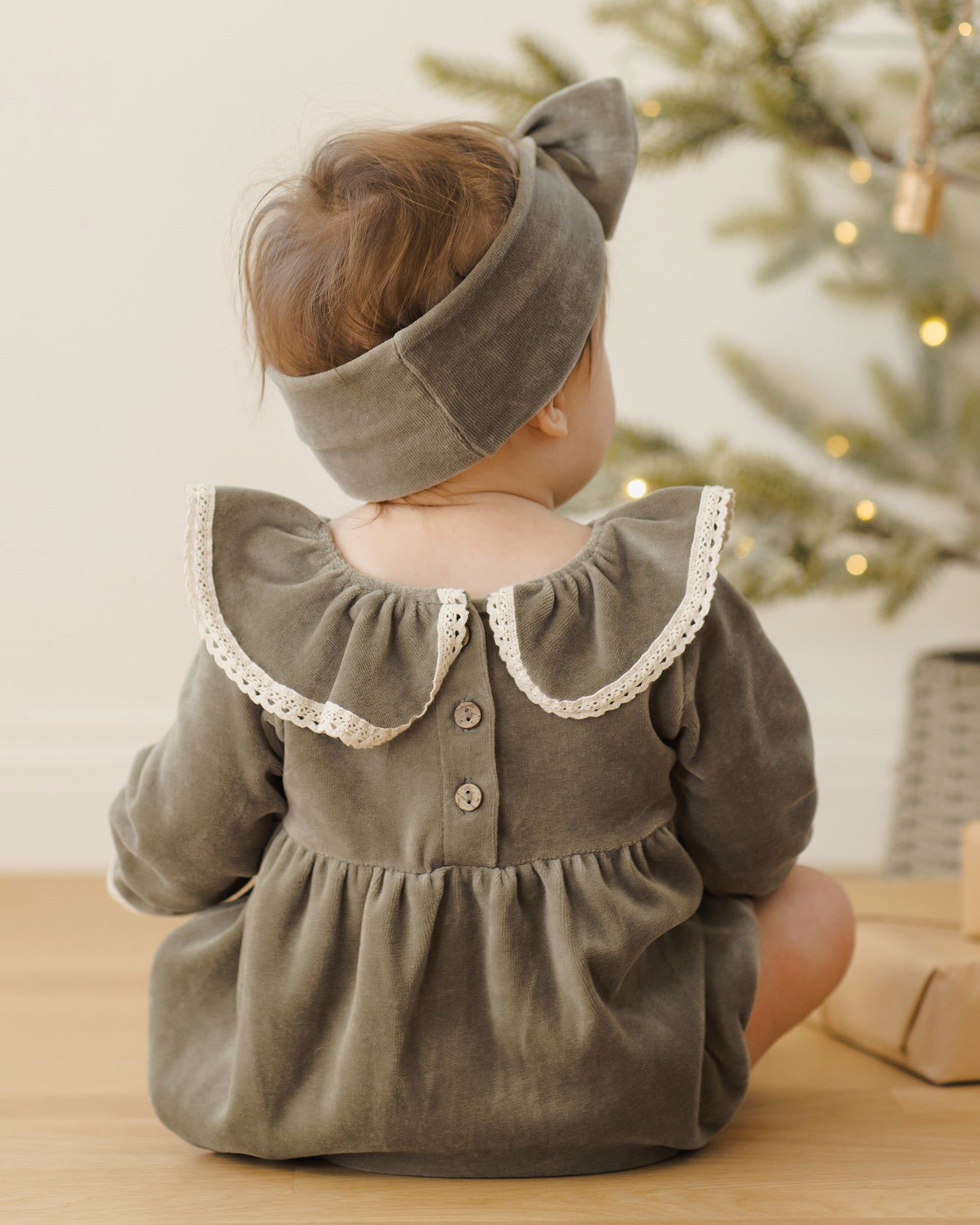 Wendy Romper || Forest - Rylee + Cru | Kids Clothes | Trendy Baby Clothes | Modern Infant Outfits |