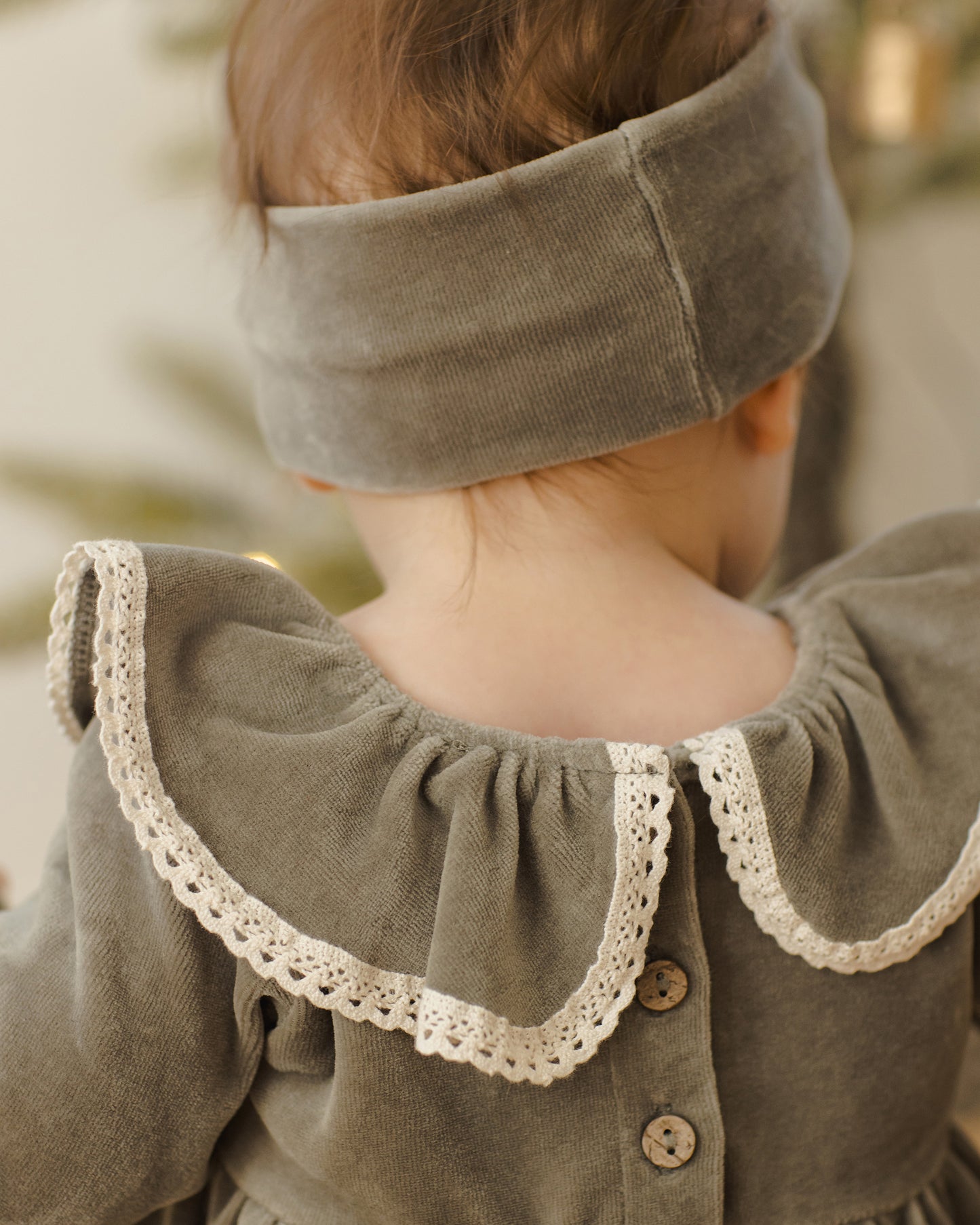 Velour Bow Headband || Forest - Rylee + Cru | Kids Clothes | Trendy Baby Clothes | Modern Infant Outfits |