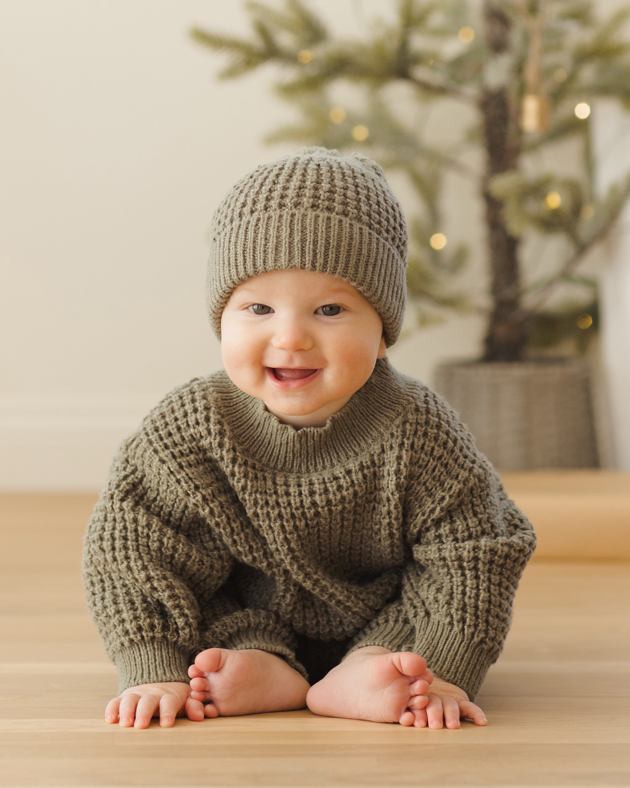 Chunky Knit Sweater || Forest - Rylee + Cru | Kids Clothes | Trendy Baby Clothes | Modern Infant Outfits |