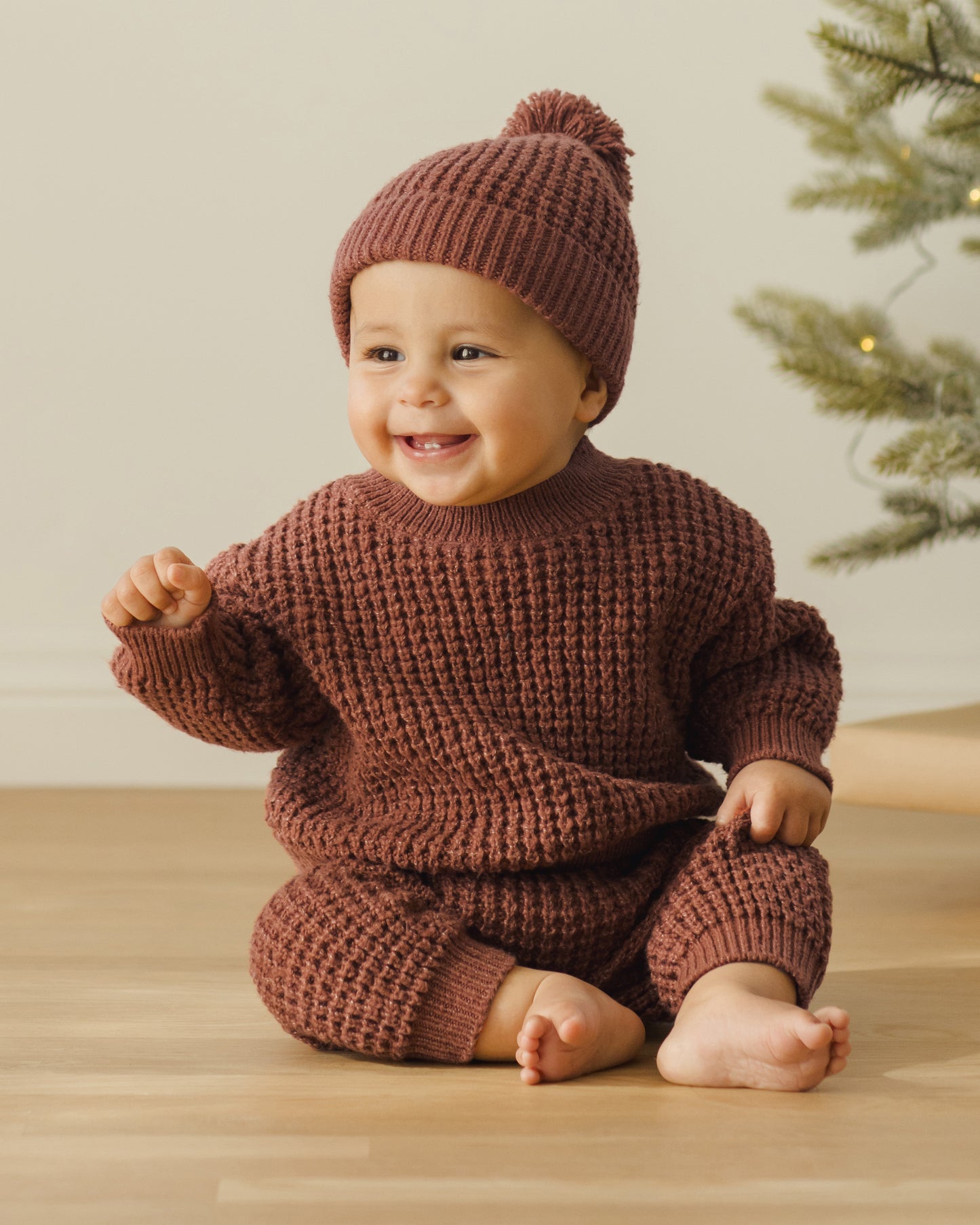 Beanie || Cranberry - Rylee + Cru | Kids Clothes | Trendy Baby Clothes | Modern Infant Outfits |
