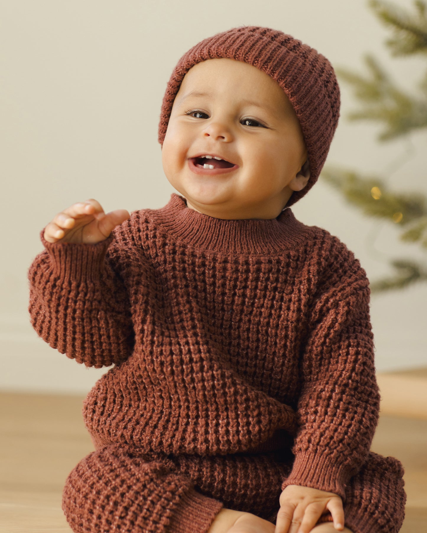 Chunky Knit Sweater || Cranberry - Rylee + Cru | Kids Clothes | Trendy Baby Clothes | Modern Infant Outfits |