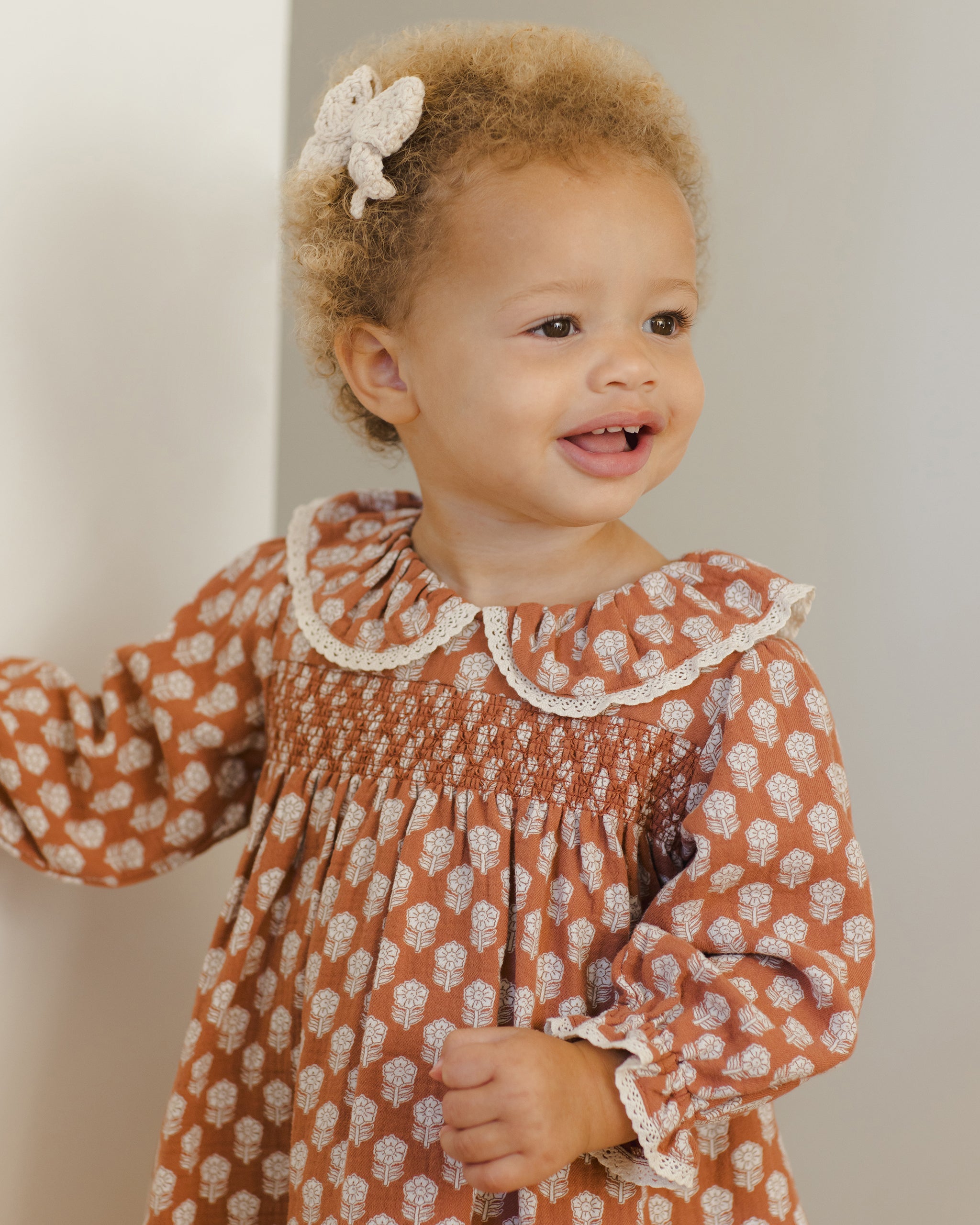 Crochet Bow || Natural - Rylee + Cru | Kids Clothes | Trendy Baby Clothes | Modern Infant Outfits |