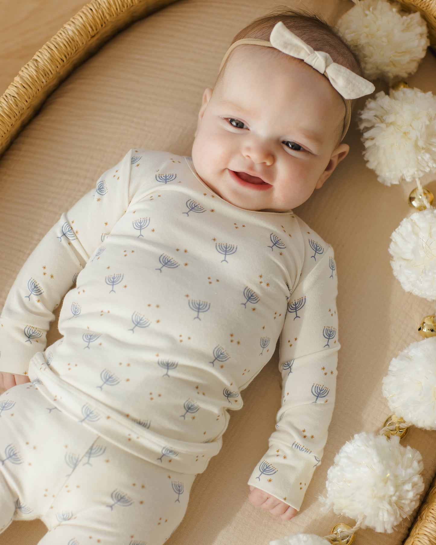 Bamboo Pajama Set || Hanukkah - Rylee + Cru | Kids Clothes | Trendy Baby Clothes | Modern Infant Outfits |