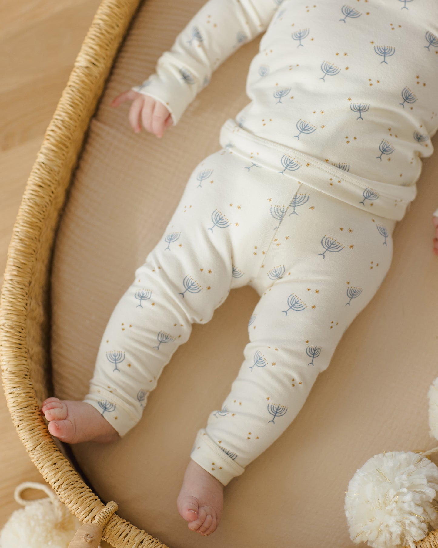 Bamboo Pajama Set || Hanukkah - Rylee + Cru | Kids Clothes | Trendy Baby Clothes | Modern Infant Outfits |