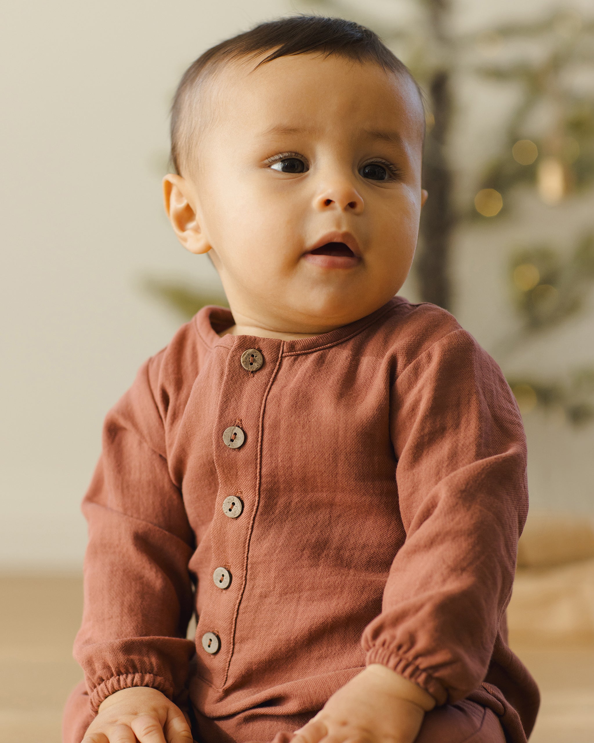 Woven Jumpsuit || Cranberry - Rylee + Cru | Kids Clothes | Trendy Baby Clothes | Modern Infant Outfits |