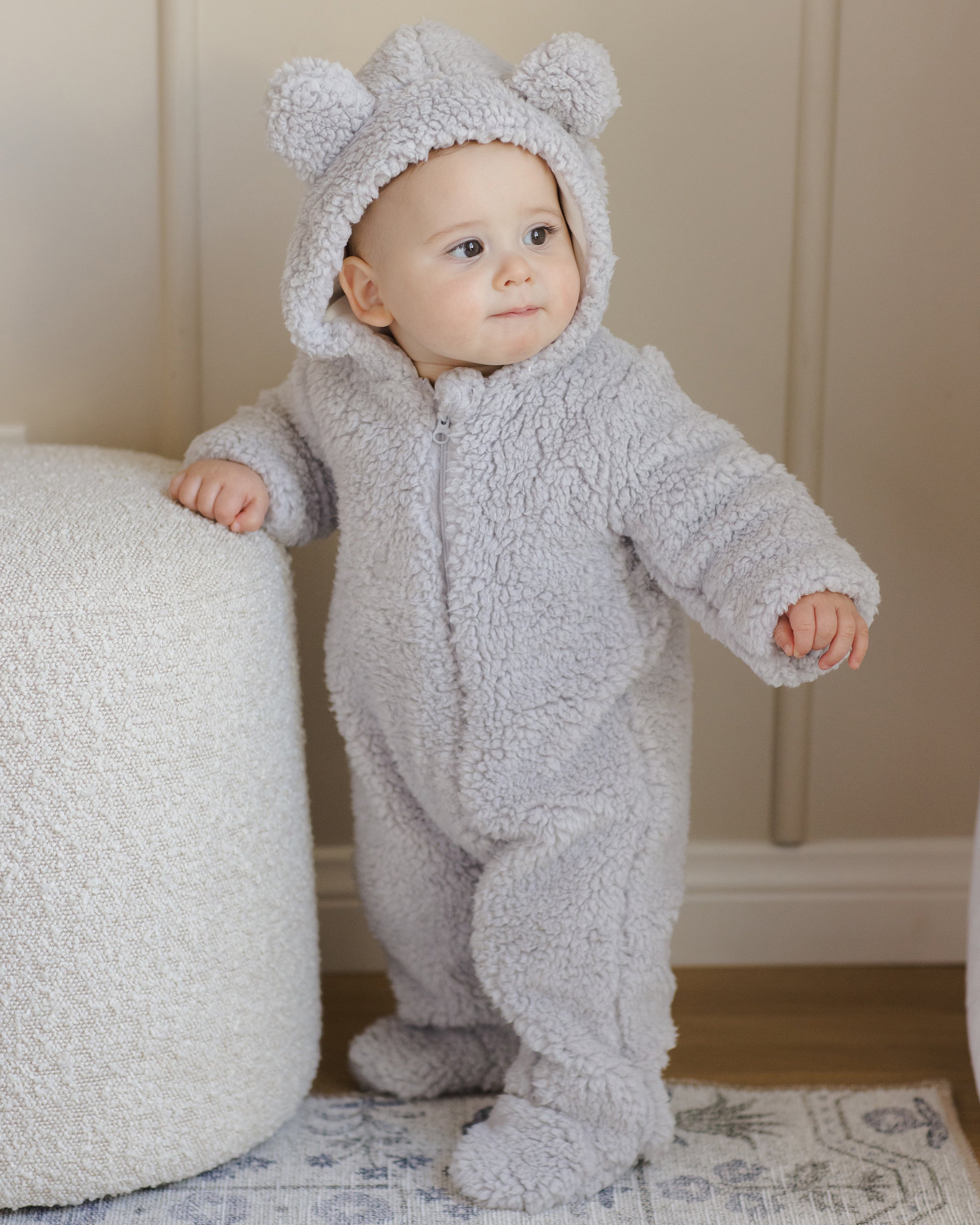 Bear Jumpsuit || Frost - Rylee + Cru | Kids Clothes | Trendy Baby Clothes | Modern Infant Outfits |