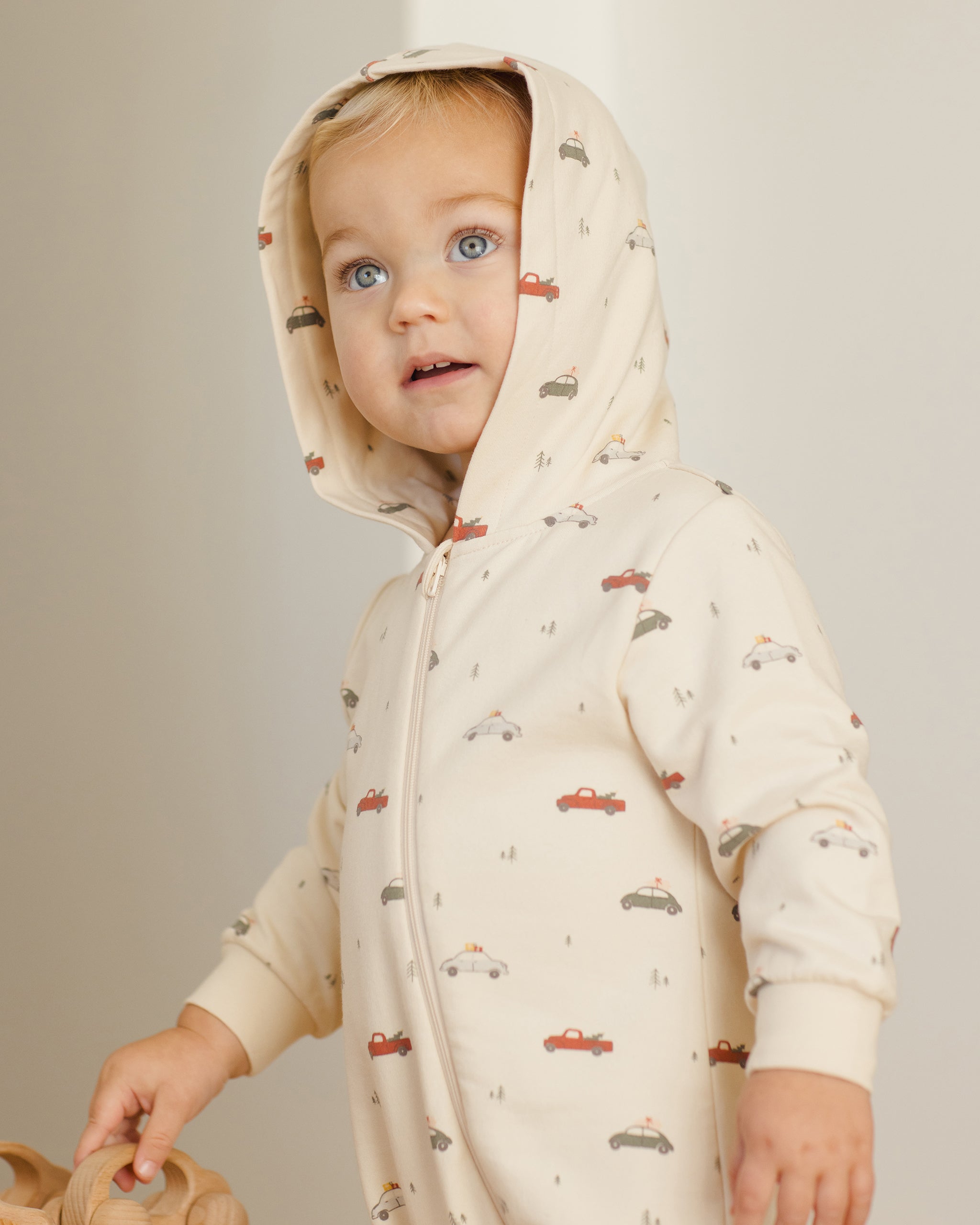 Hooded Jumpsuit || Cars - Rylee + Cru | Kids Clothes | Trendy Baby Clothes | Modern Infant Outfits |