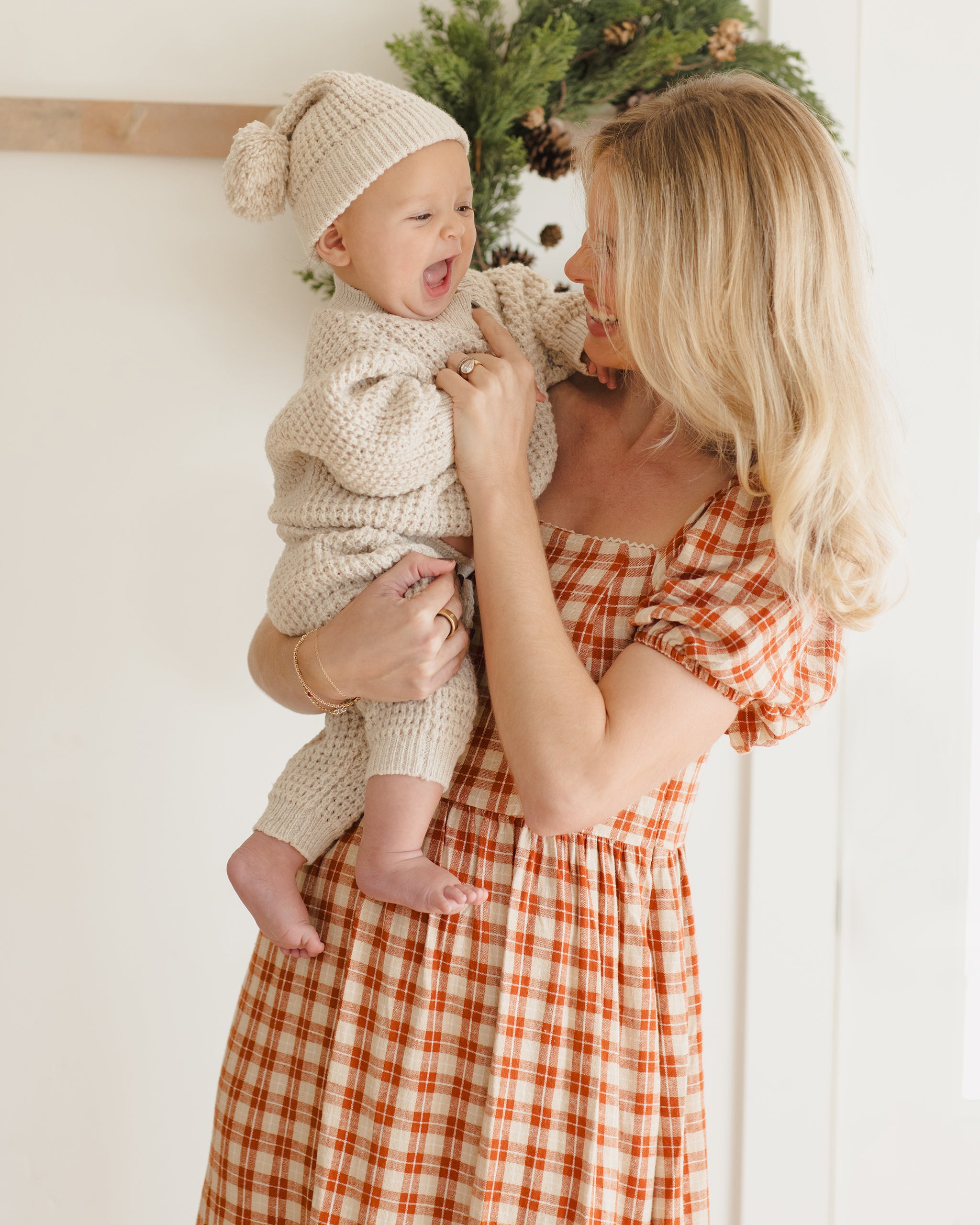 Chunky Knit Pant || Natural - Rylee + Cru | Kids Clothes | Trendy Baby Clothes | Modern Infant Outfits |