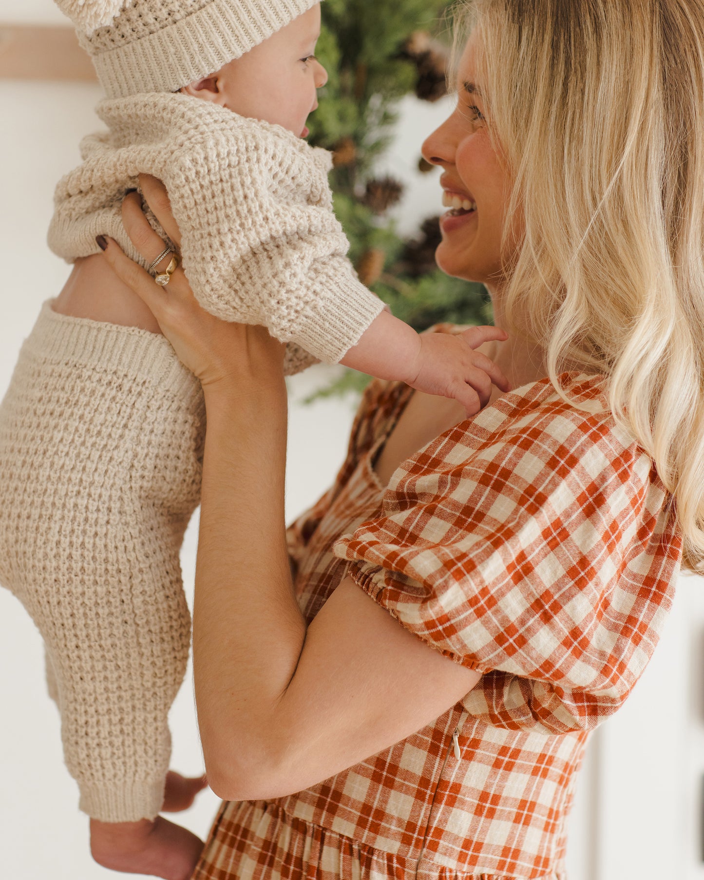 Chunky Knit Pant || Natural - Rylee + Cru | Kids Clothes | Trendy Baby Clothes | Modern Infant Outfits |