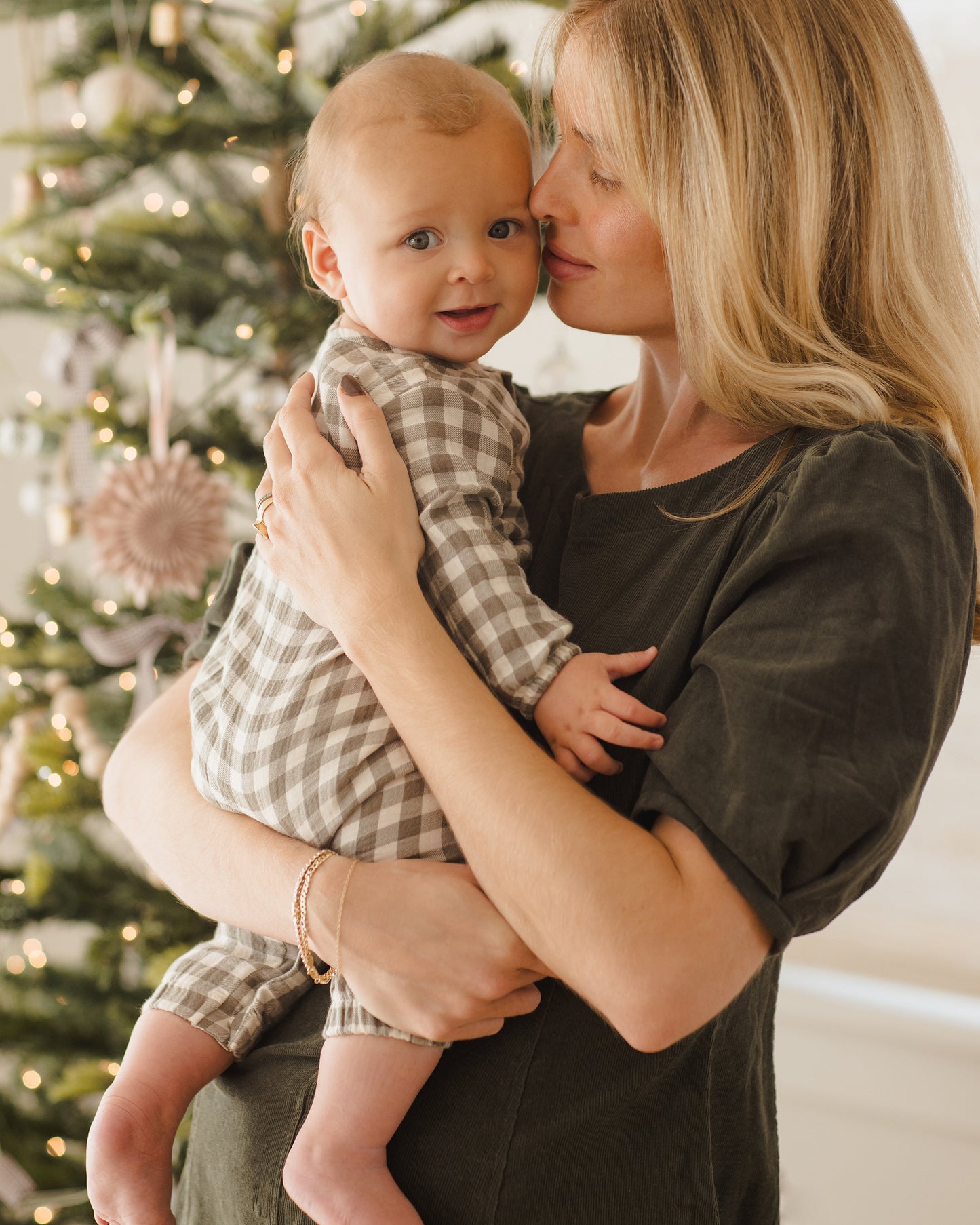 Woven Jumpsuit || Forest Check - Rylee + Cru | Kids Clothes | Trendy Baby Clothes | Modern Infant Outfits |