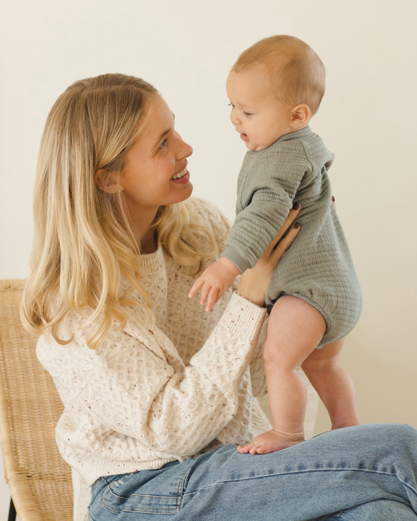 Henley Bubble Romper || Forest - Rylee + Cru | Kids Clothes | Trendy Baby Clothes | Modern Infant Outfits |