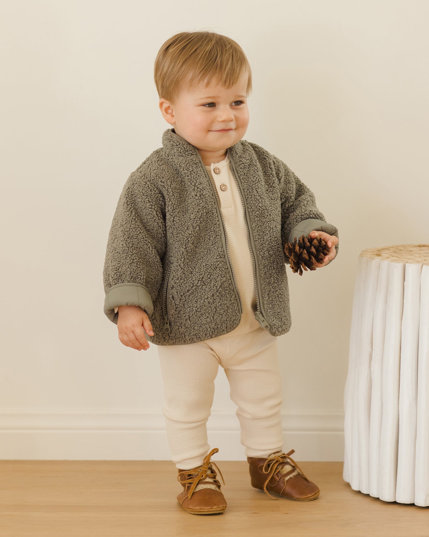 Legging || Natural - Rylee + Cru | Kids Clothes | Trendy Baby Clothes | Modern Infant Outfits |