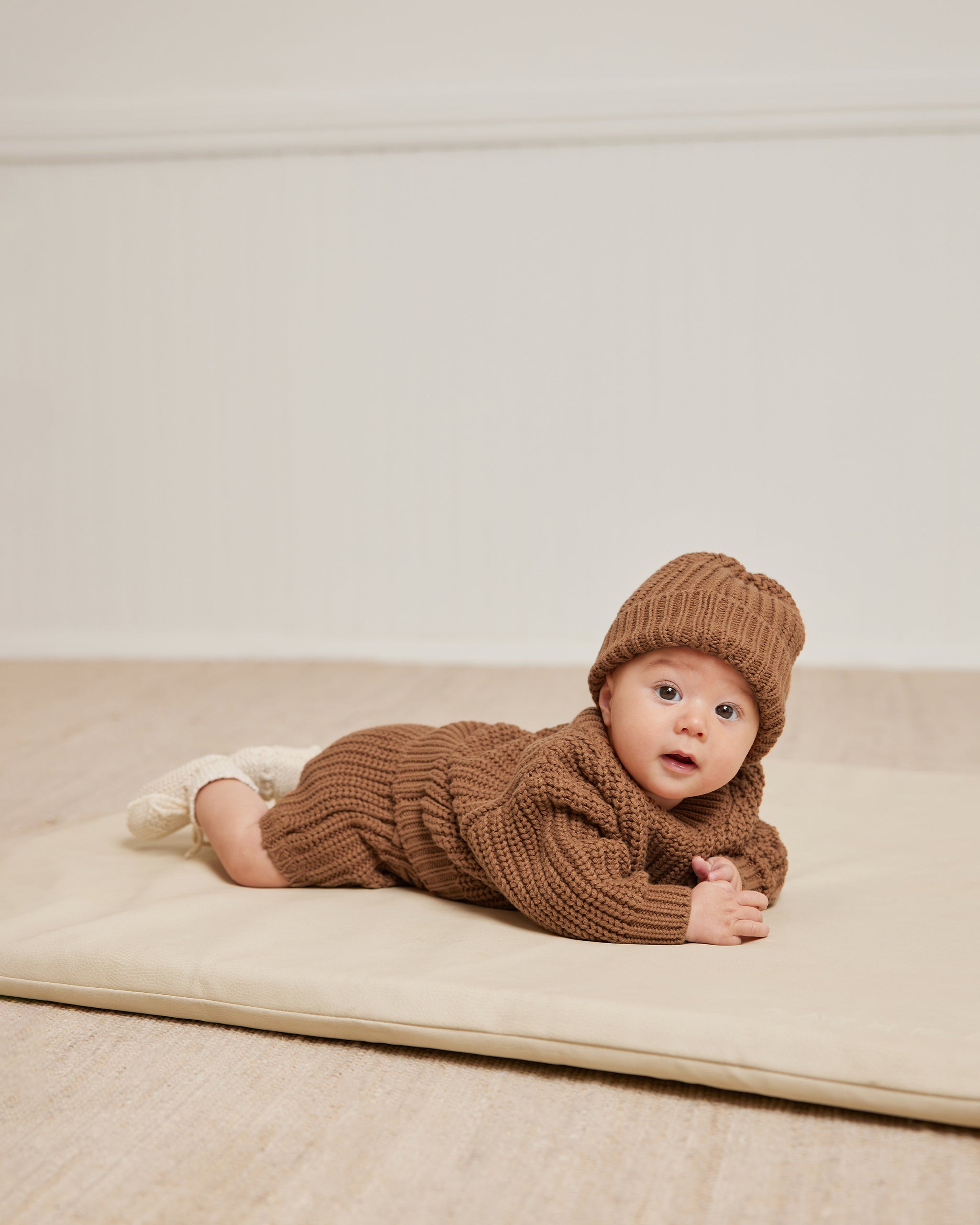 Quincy Mae Corduroy Baby Cap in Forest