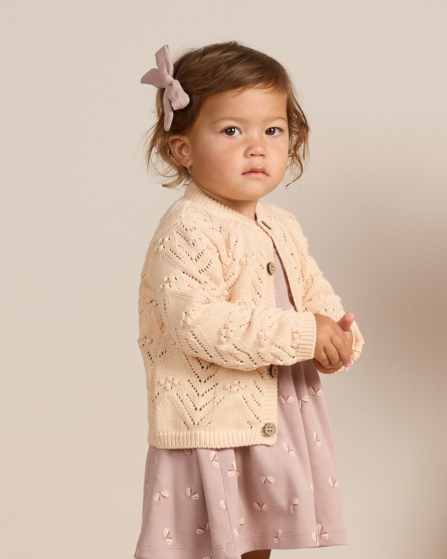 Long Sleeve Baby Dress || Butterflies