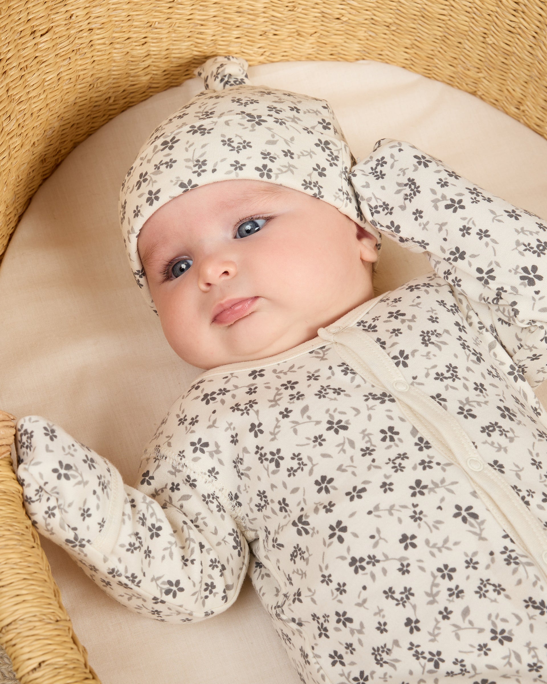 Quincy Mae Baby Girl Byron Rashguard One-Piece in Petit Fleur main image 0