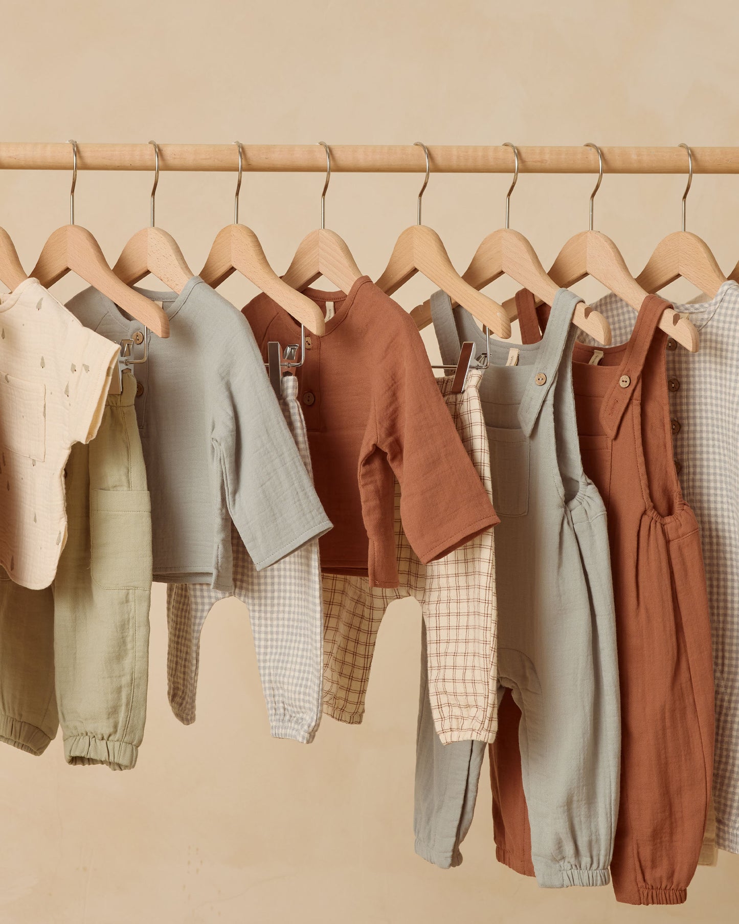 Woven Pant || Blue Gingham - Rylee + Cru | Kids Clothes | Trendy Baby Clothes | Modern Infant Outfits |