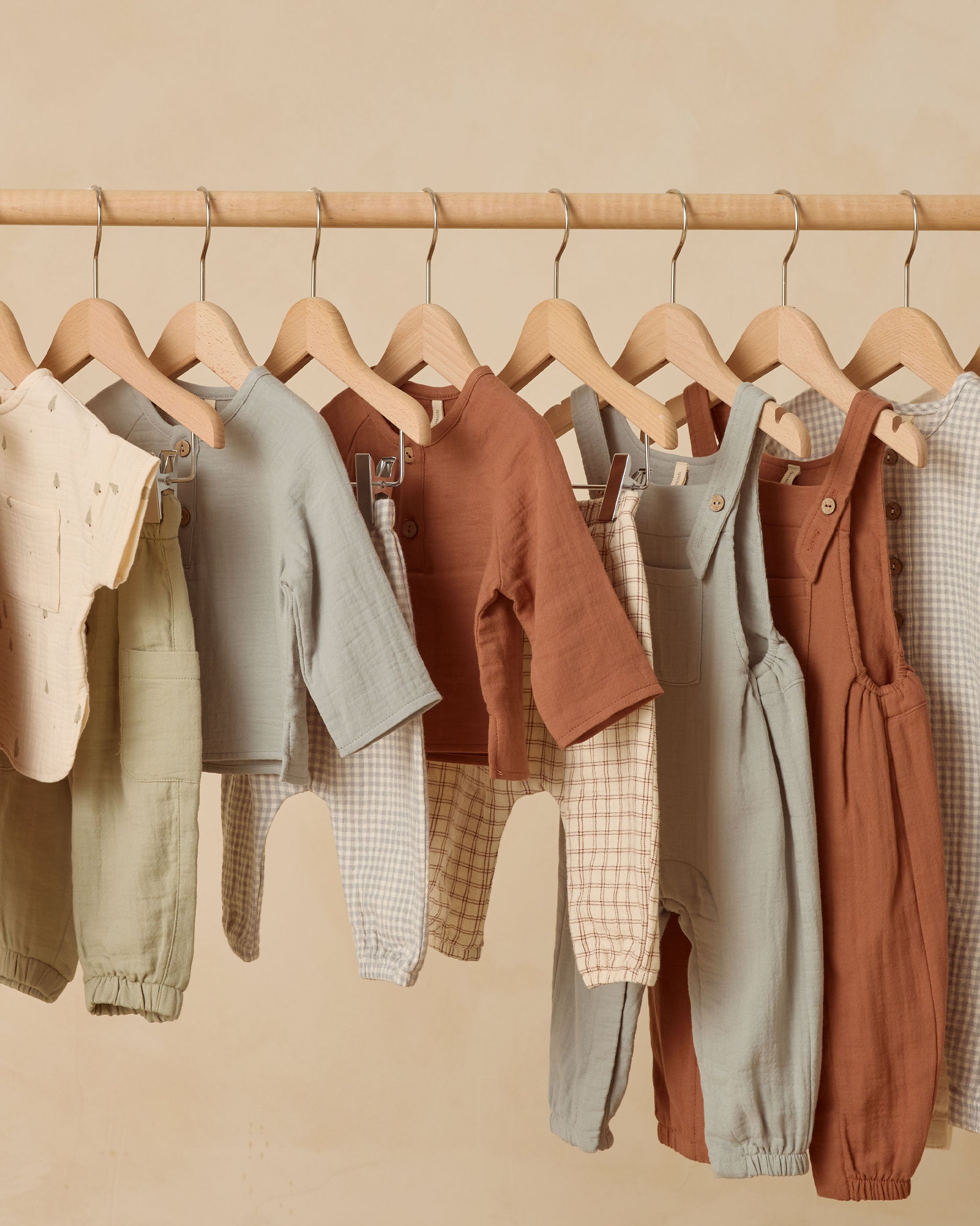 Woven Pant || Blue Gingham - Rylee + Cru | Kids Clothes | Trendy Baby Clothes | Modern Infant Outfits |