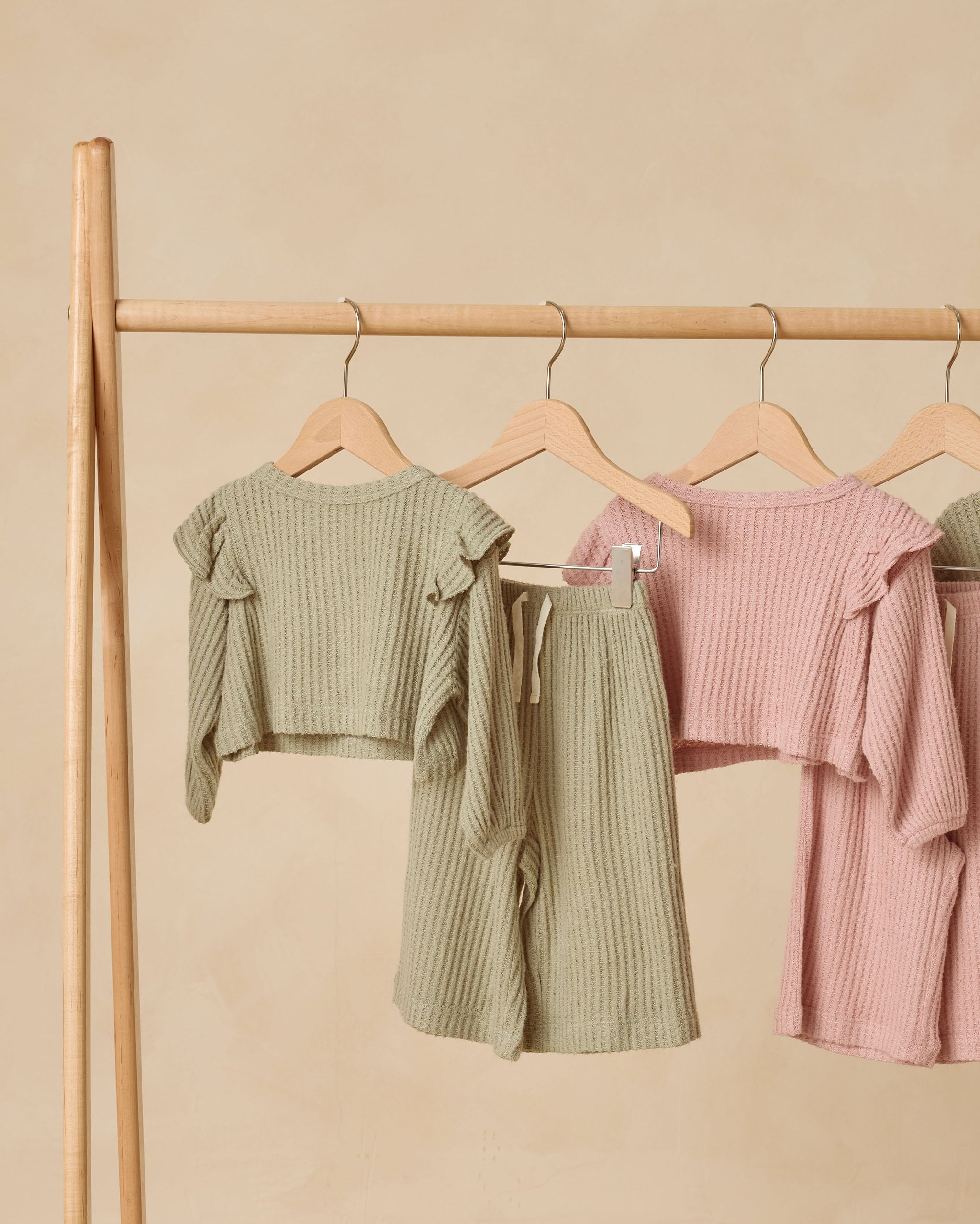 Ruffle Cozy Set || Fern - Rylee + Cru | Kids Clothes | Trendy Baby Clothes | Modern Infant Outfits |