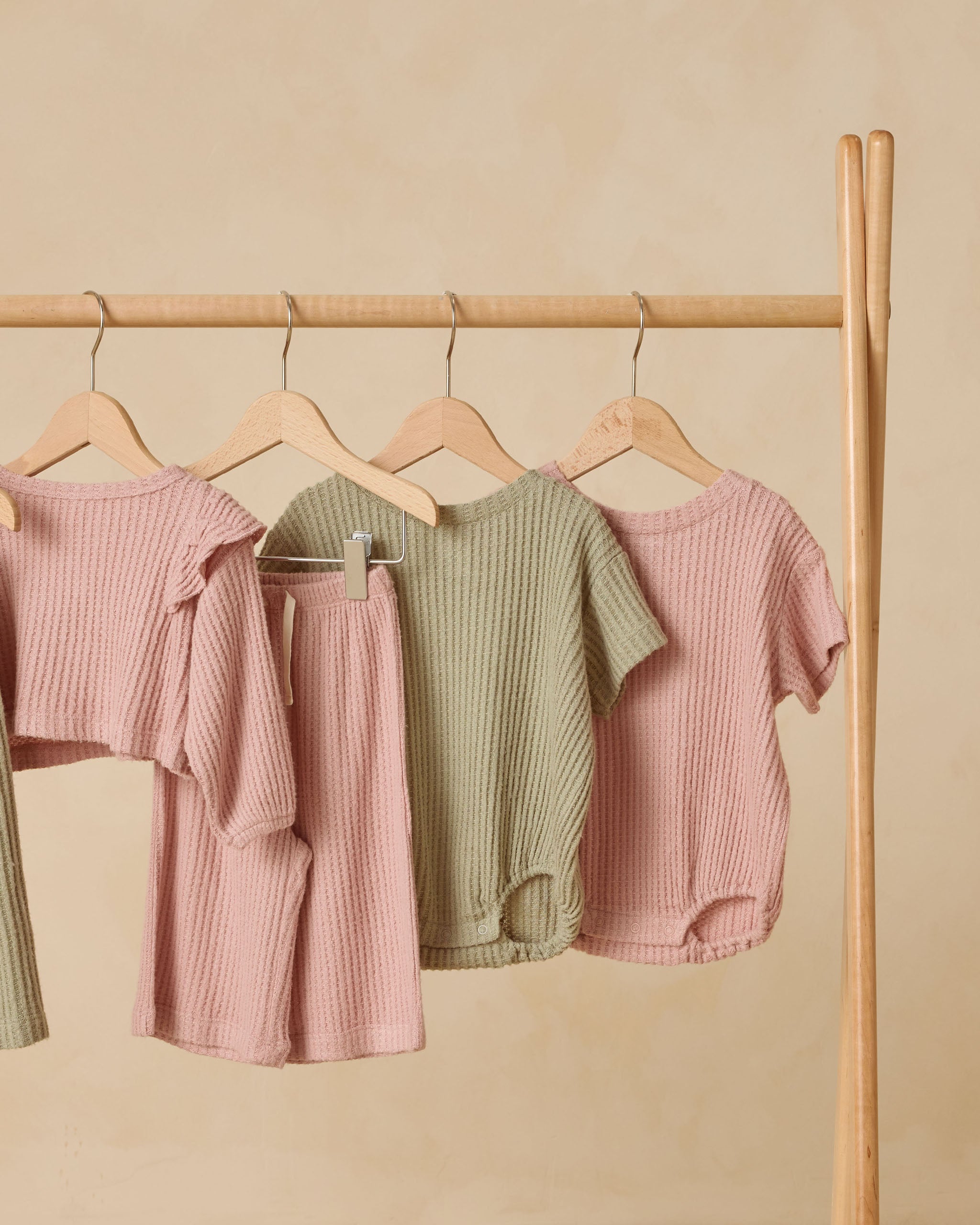 Ruffle Cozy Set || Rose - Rylee + Cru | Kids Clothes | Trendy Baby Clothes | Modern Infant Outfits |