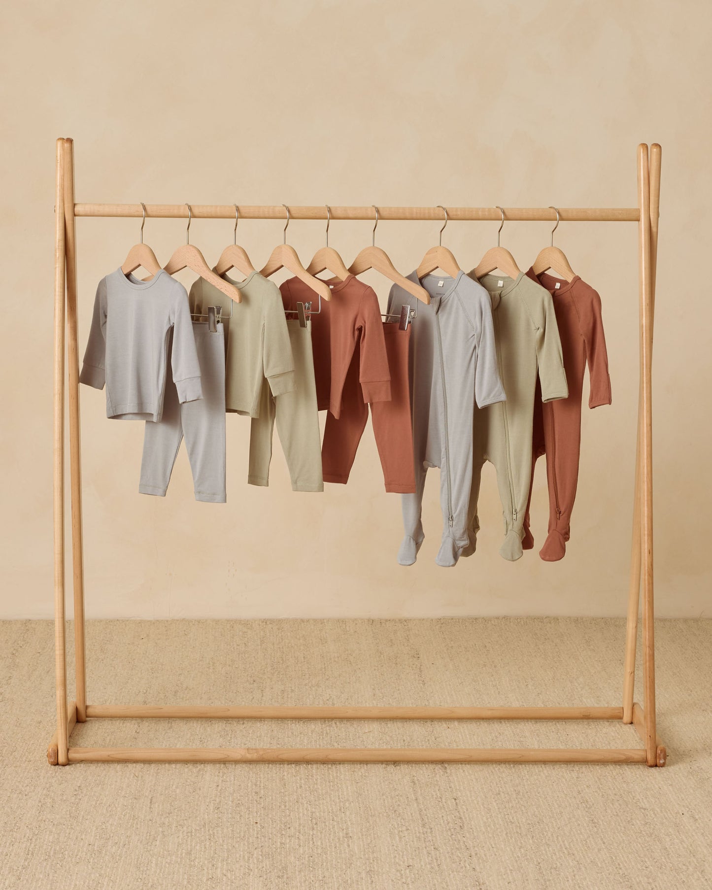 Bamboo Pajama Set || Fern - Rylee + Cru | Kids Clothes | Trendy Baby Clothes | Modern Infant Outfits |