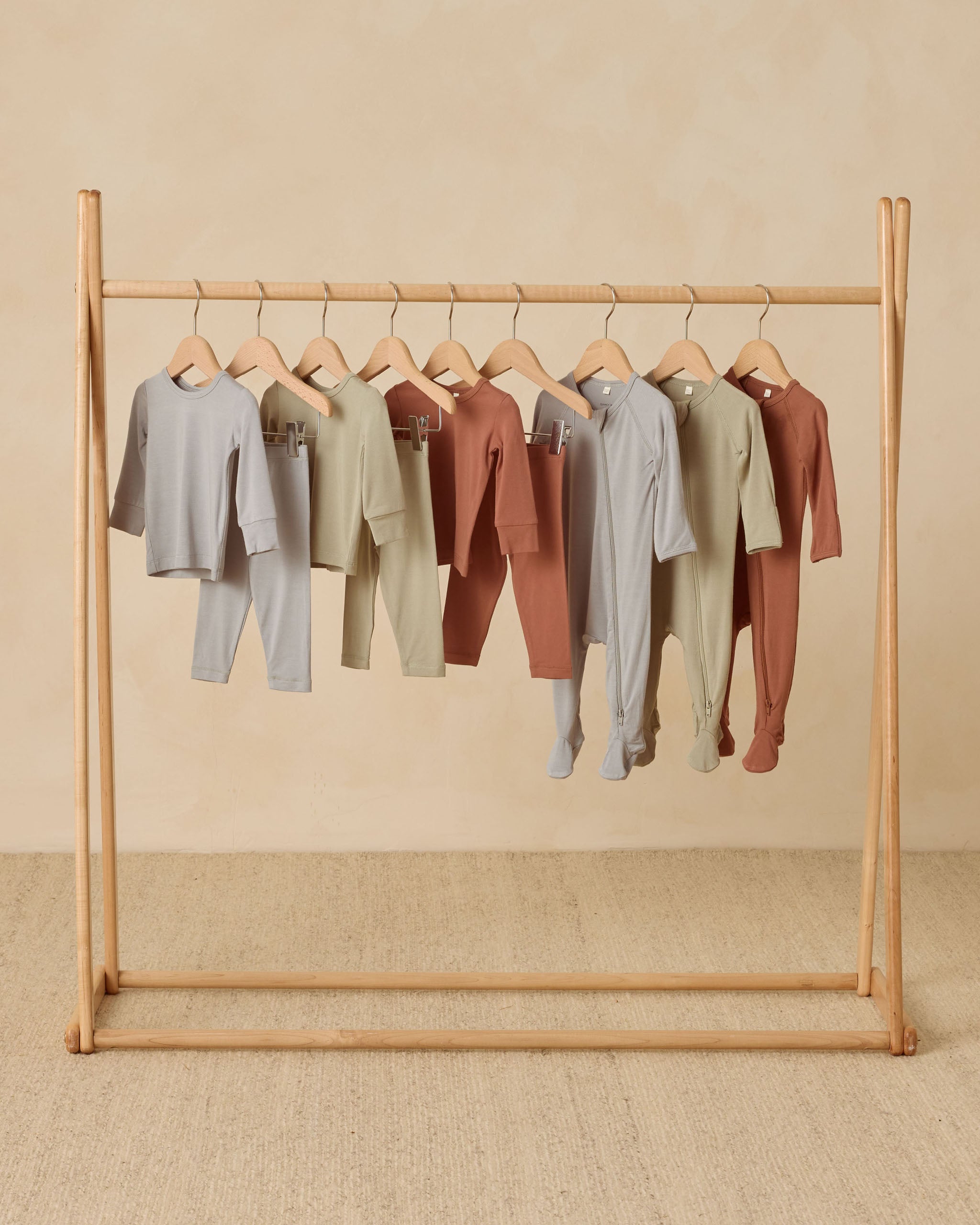 Bamboo Pajama Set || Fern - Rylee + Cru | Kids Clothes | Trendy Baby Clothes | Modern Infant Outfits |