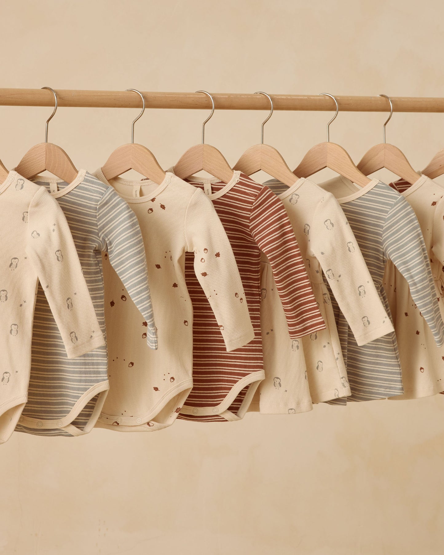 Ribbed Long Sleeve Dress || Owls - Rylee + Cru | Kids Clothes | Trendy Baby Clothes | Modern Infant Outfits |