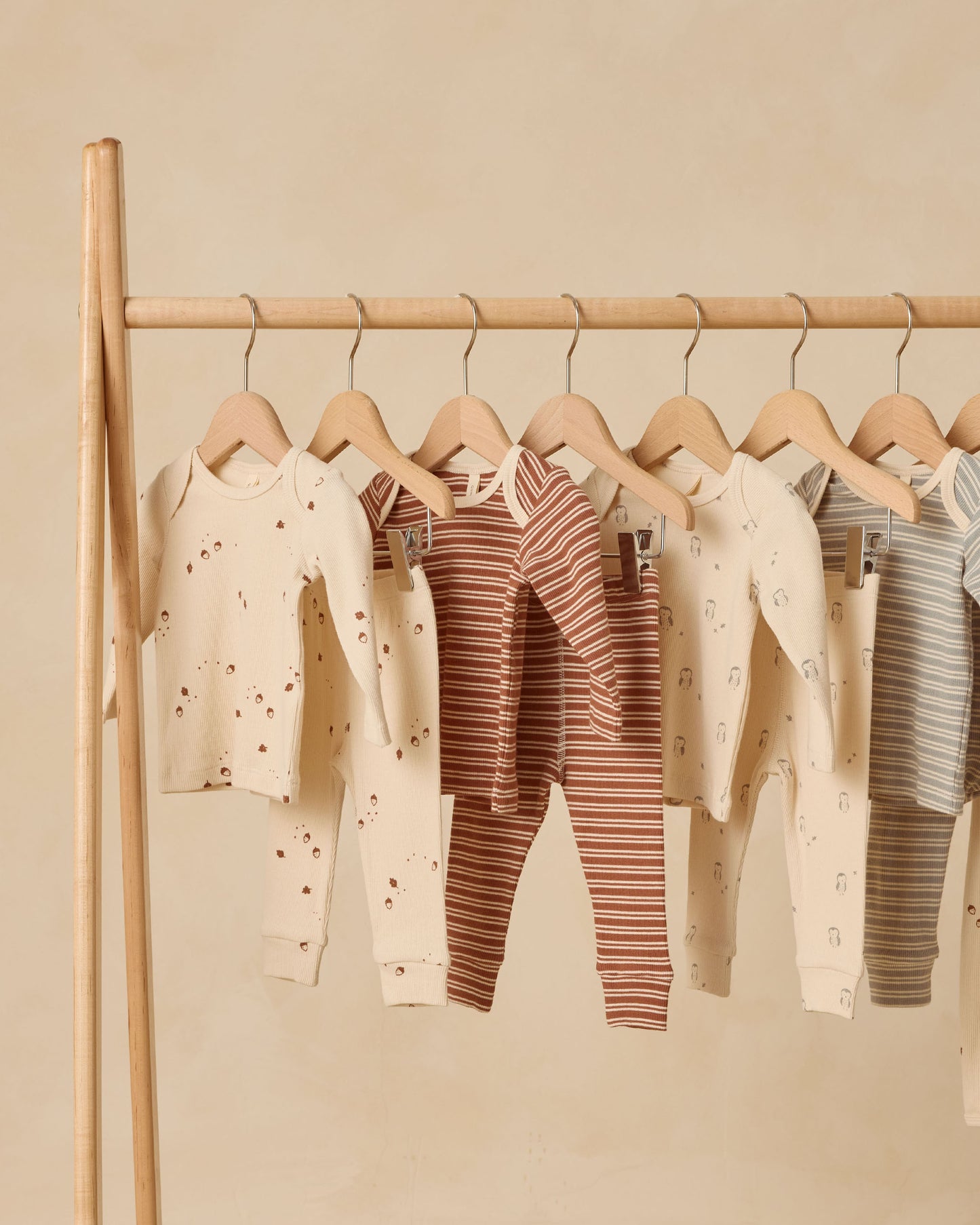 Ribbed Tee + Legging Set || Owls - Rylee + Cru | Kids Clothes | Trendy Baby Clothes | Modern Infant Outfits |