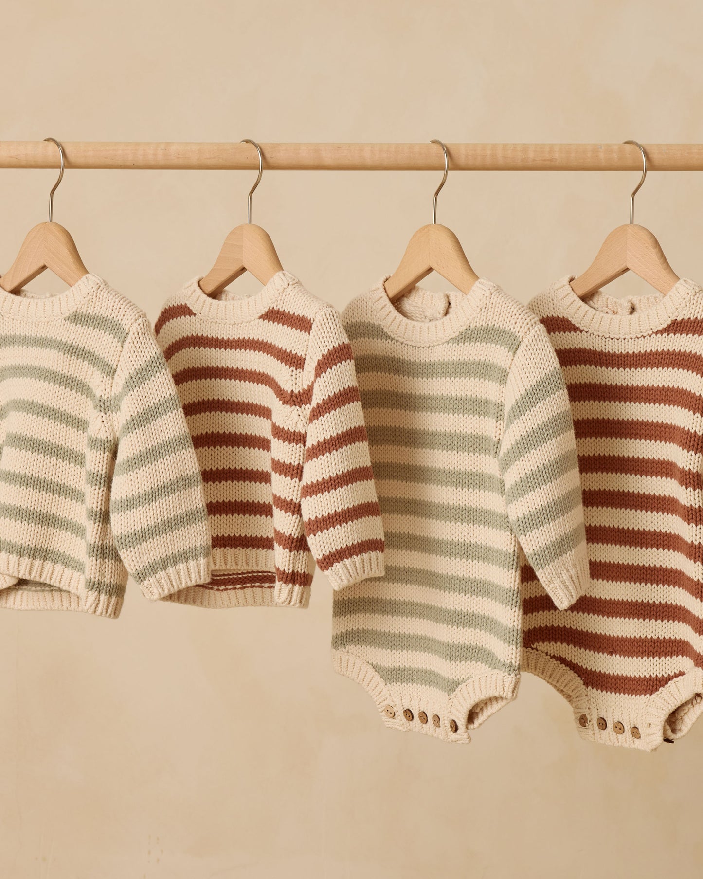 Rex Romper || Fern Stripe - Rylee + Cru | Kids Clothes | Trendy Baby Clothes | Modern Infant Outfits |