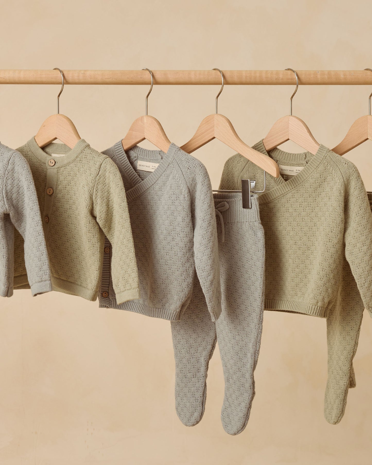 Knit Wrap Top + Pant Set || Steel Blue - Rylee + Cru | Kids Clothes | Trendy Baby Clothes | Modern Infant Outfits |