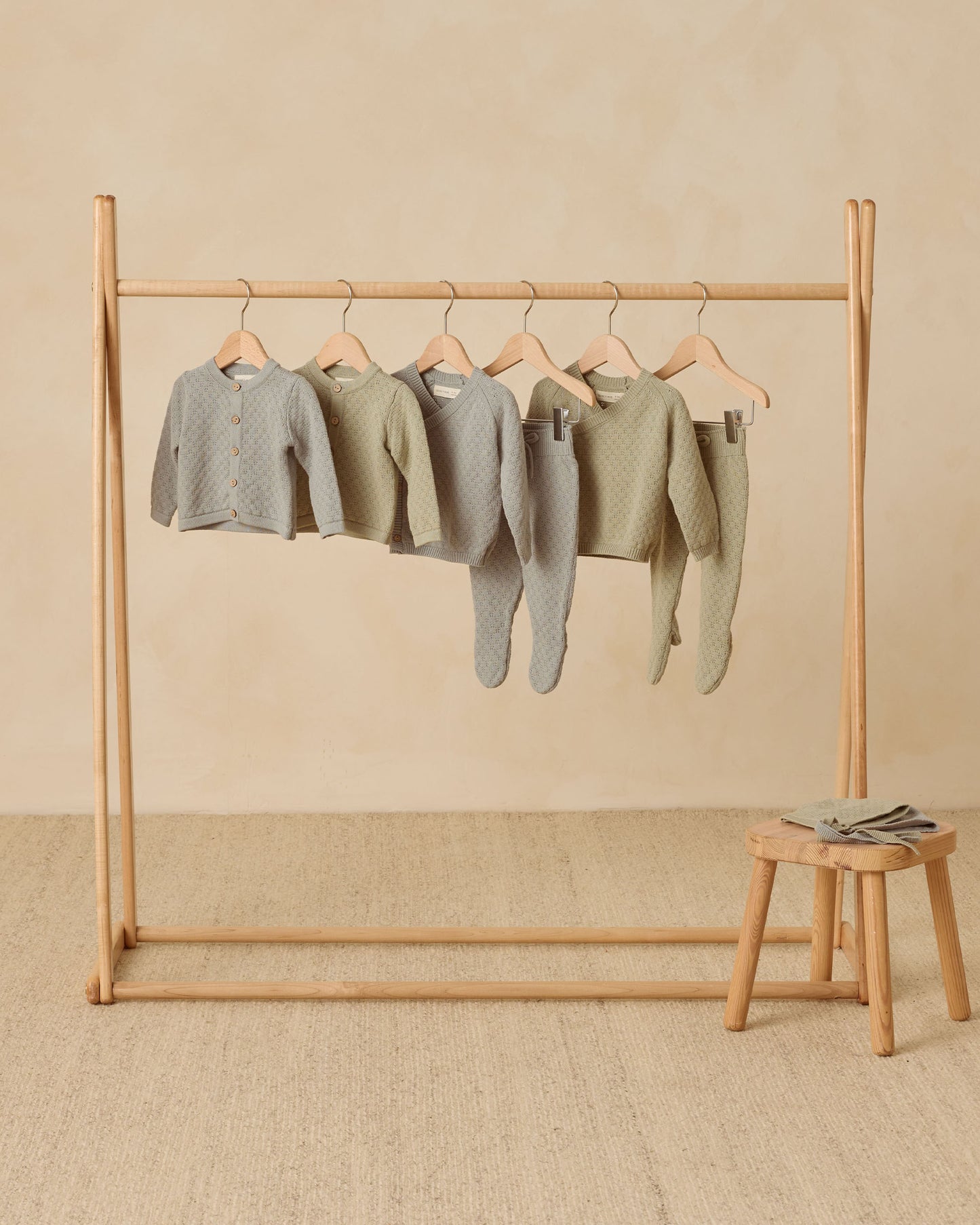 Knit Wrap Top + Pant Set || Fern - Rylee + Cru | Kids Clothes | Trendy Baby Clothes | Modern Infant Outfits |