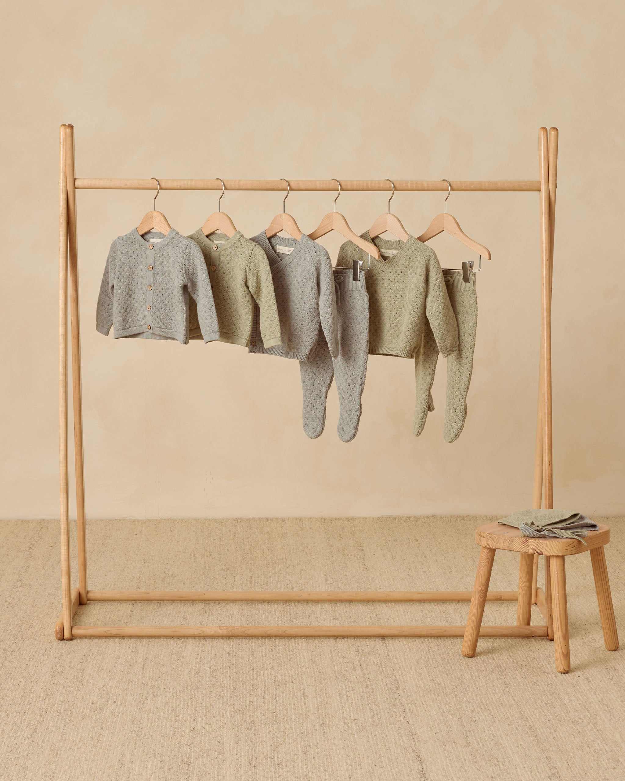 Knit Wrap Top + Pant Set || Fern - Rylee + Cru | Kids Clothes | Trendy Baby Clothes | Modern Infant Outfits |