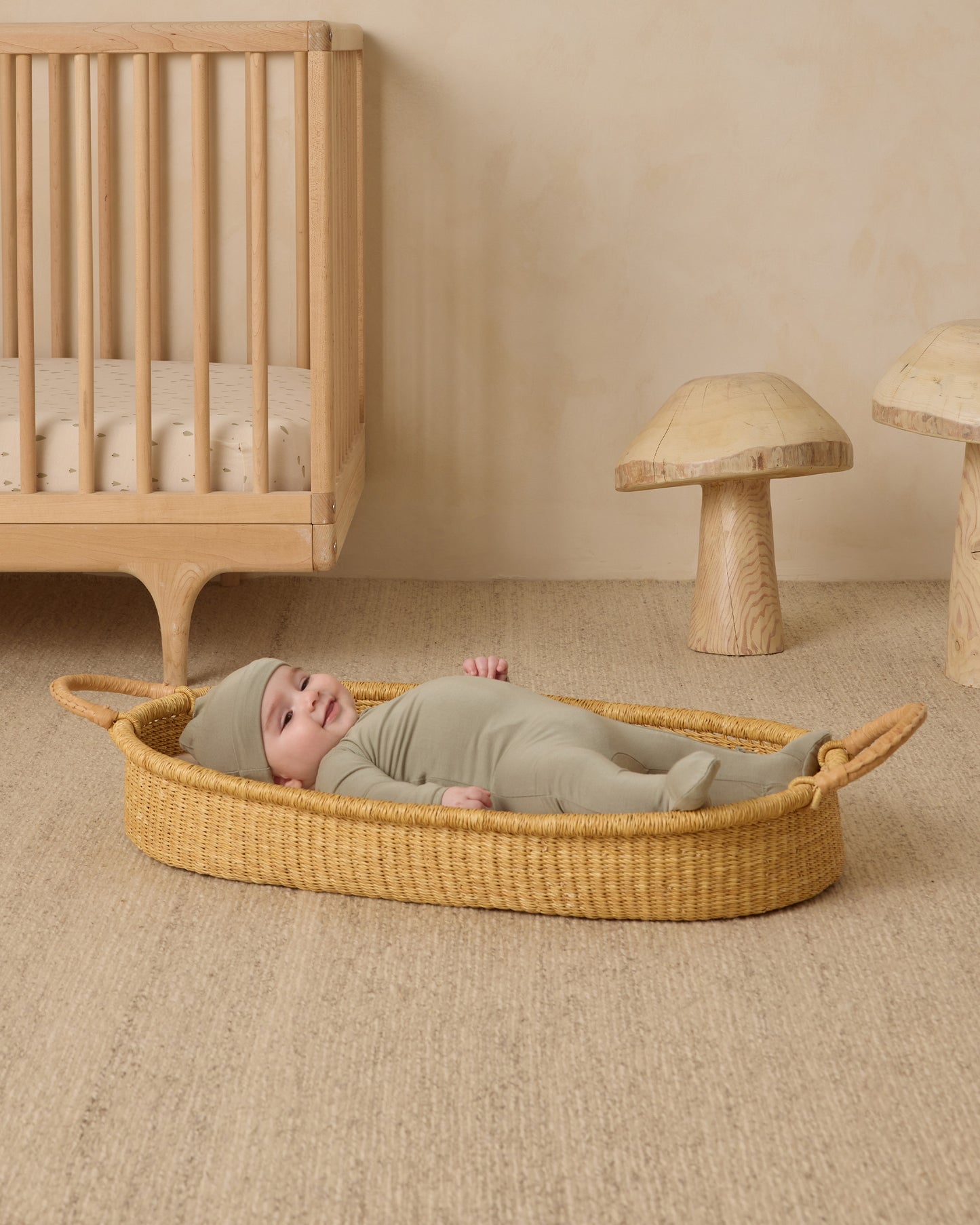 Bamboo Zip Footie || Fern - Rylee + Cru | Kids Clothes | Trendy Baby Clothes | Modern Infant Outfits |