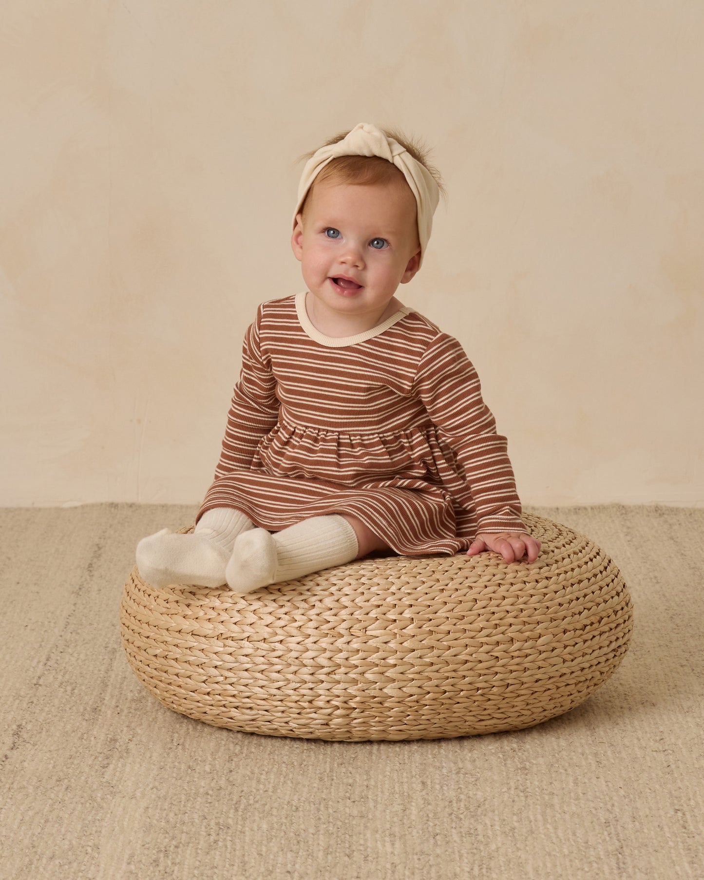 Knotted Headband || Natural - Rylee + Cru | Kids Clothes | Trendy Baby Clothes | Modern Infant Outfits |