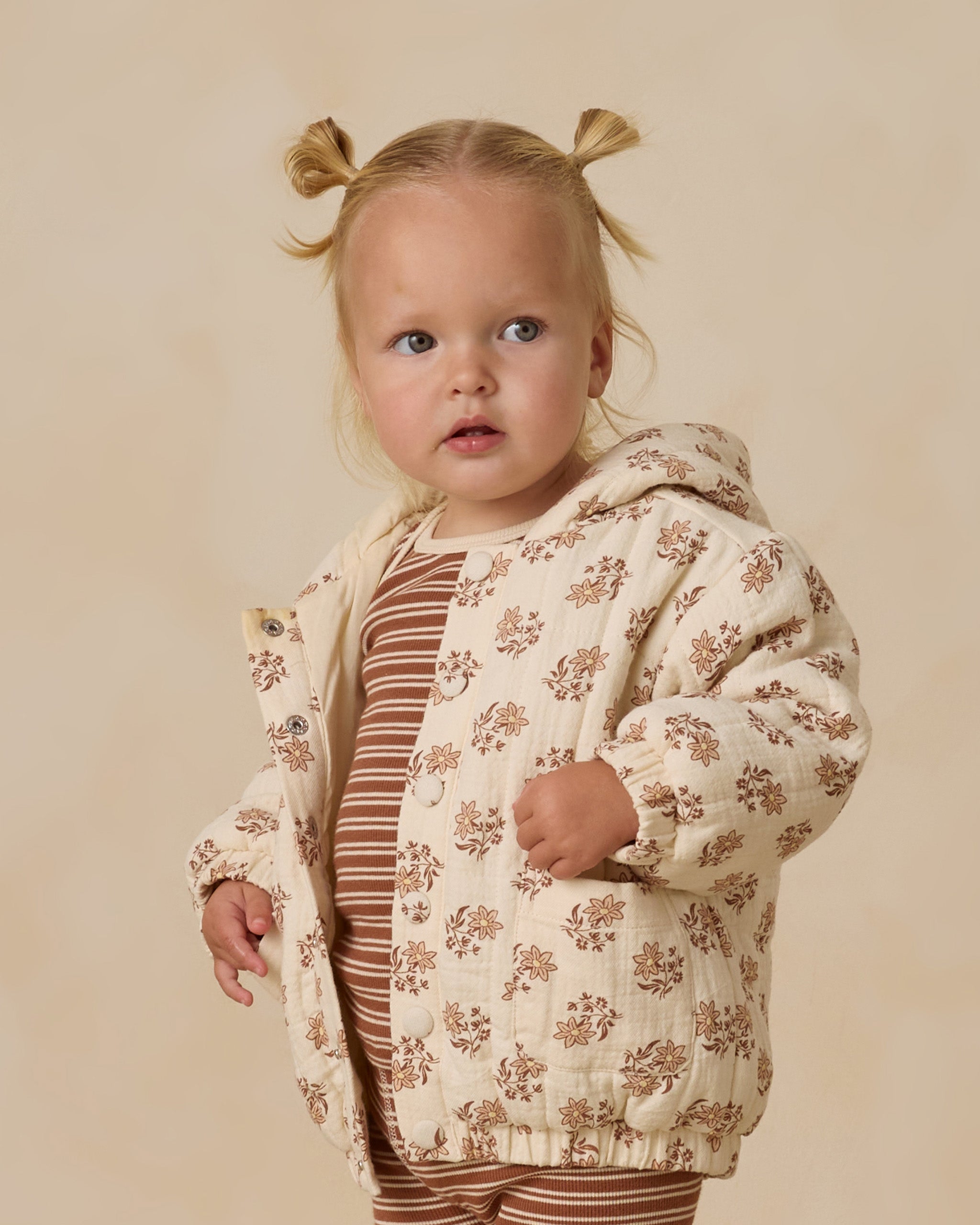 Hooded Woven Jacket || Daylily - Rylee + Cru | Kids Clothes | Trendy Baby Clothes | Modern Infant Outfits |