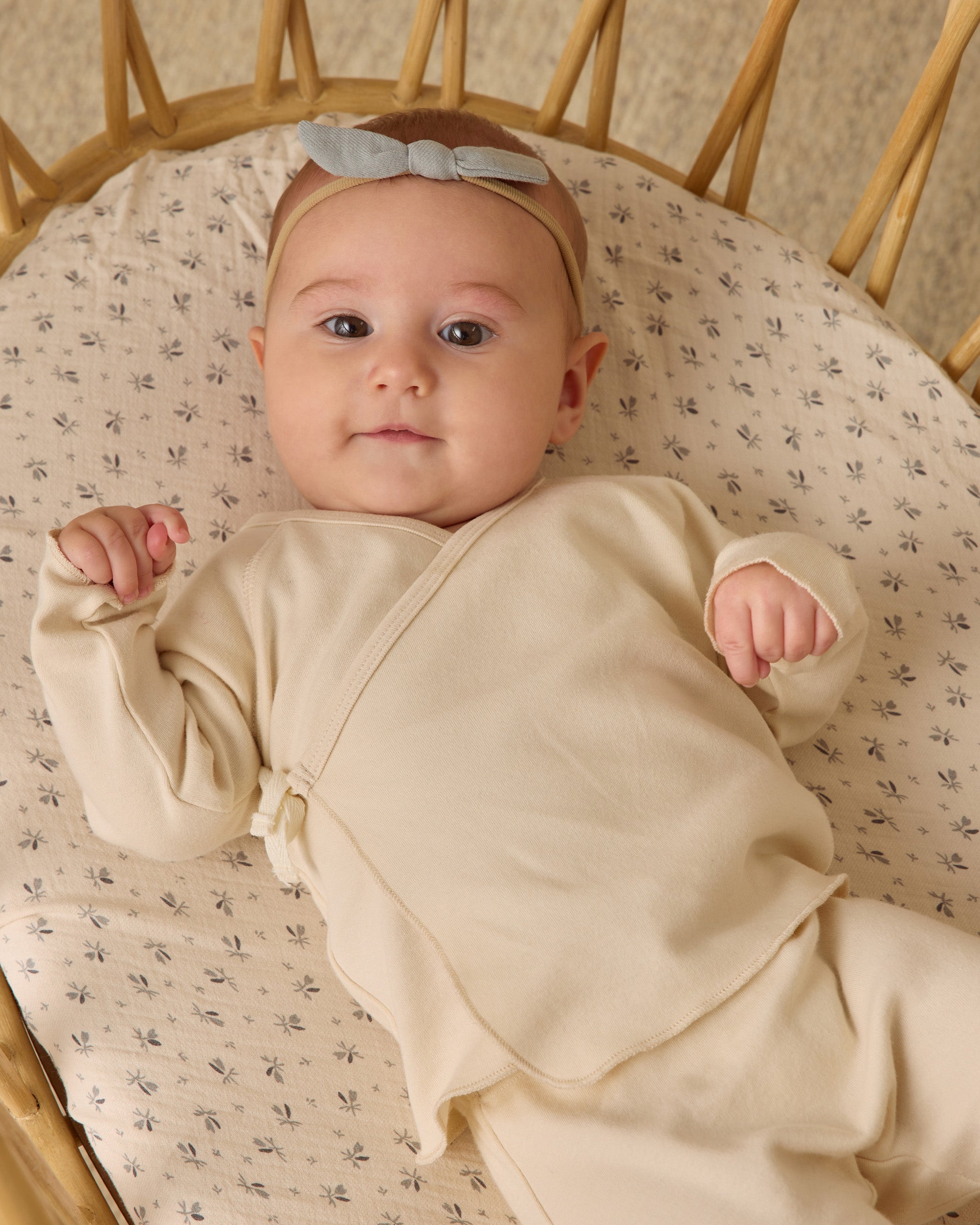 Little Knot Headband || Steel Blue - Rylee + Cru | Kids Clothes | Trendy Baby Clothes | Modern Infant Outfits |