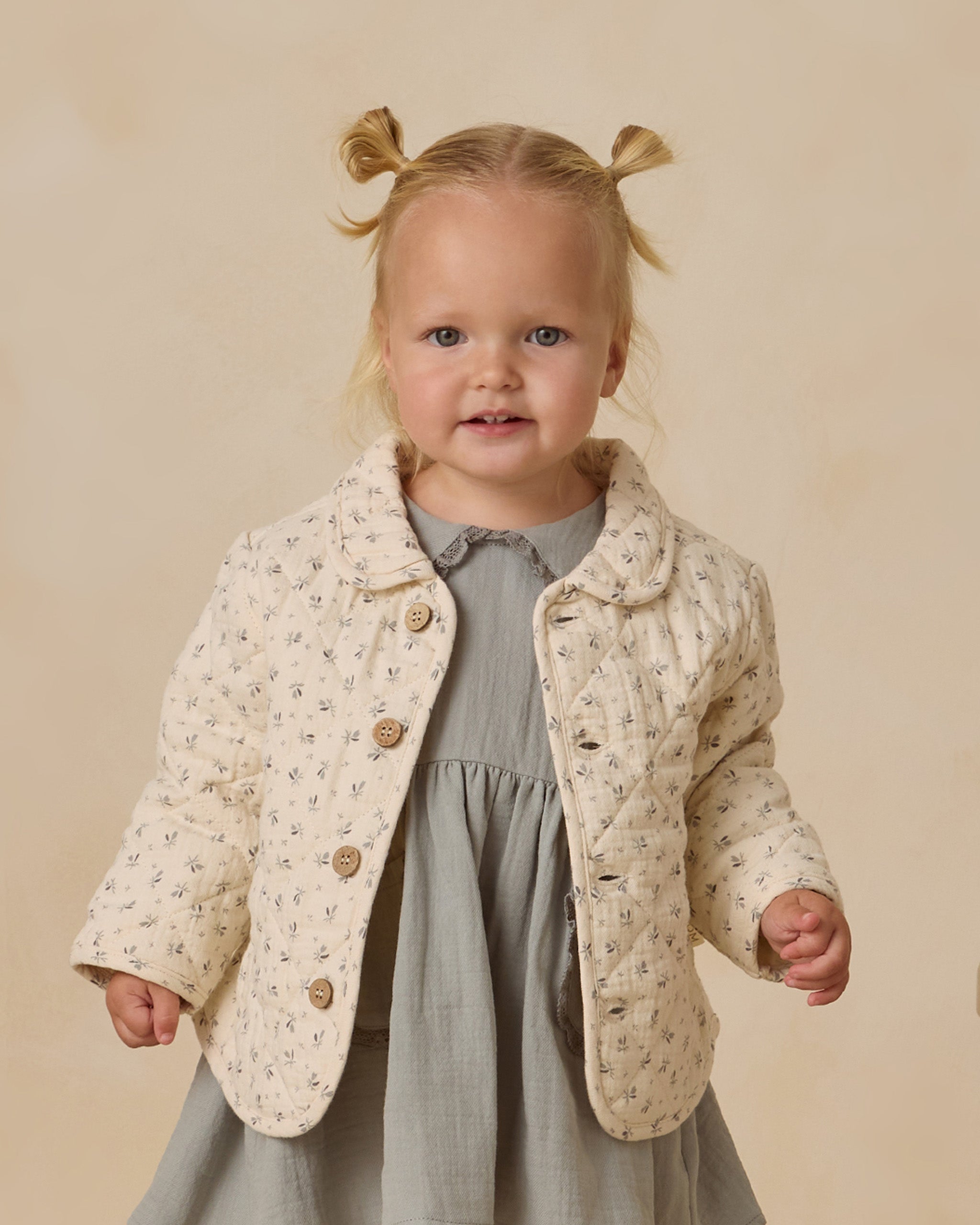 Quilted Jacket || Bluebell - Rylee + Cru | Kids Clothes | Trendy Baby Clothes | Modern Infant Outfits |