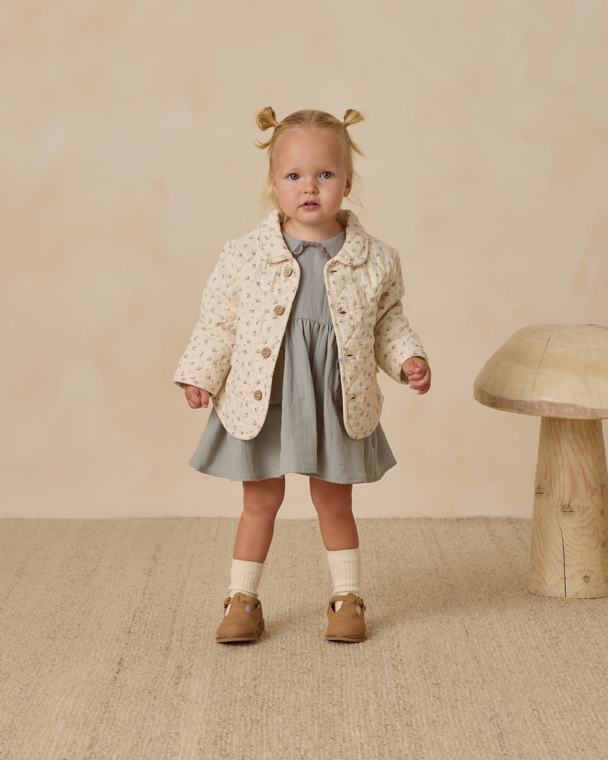 Quilted Jacket || Bluebell - Rylee + Cru | Kids Clothes | Trendy Baby Clothes | Modern Infant Outfits |