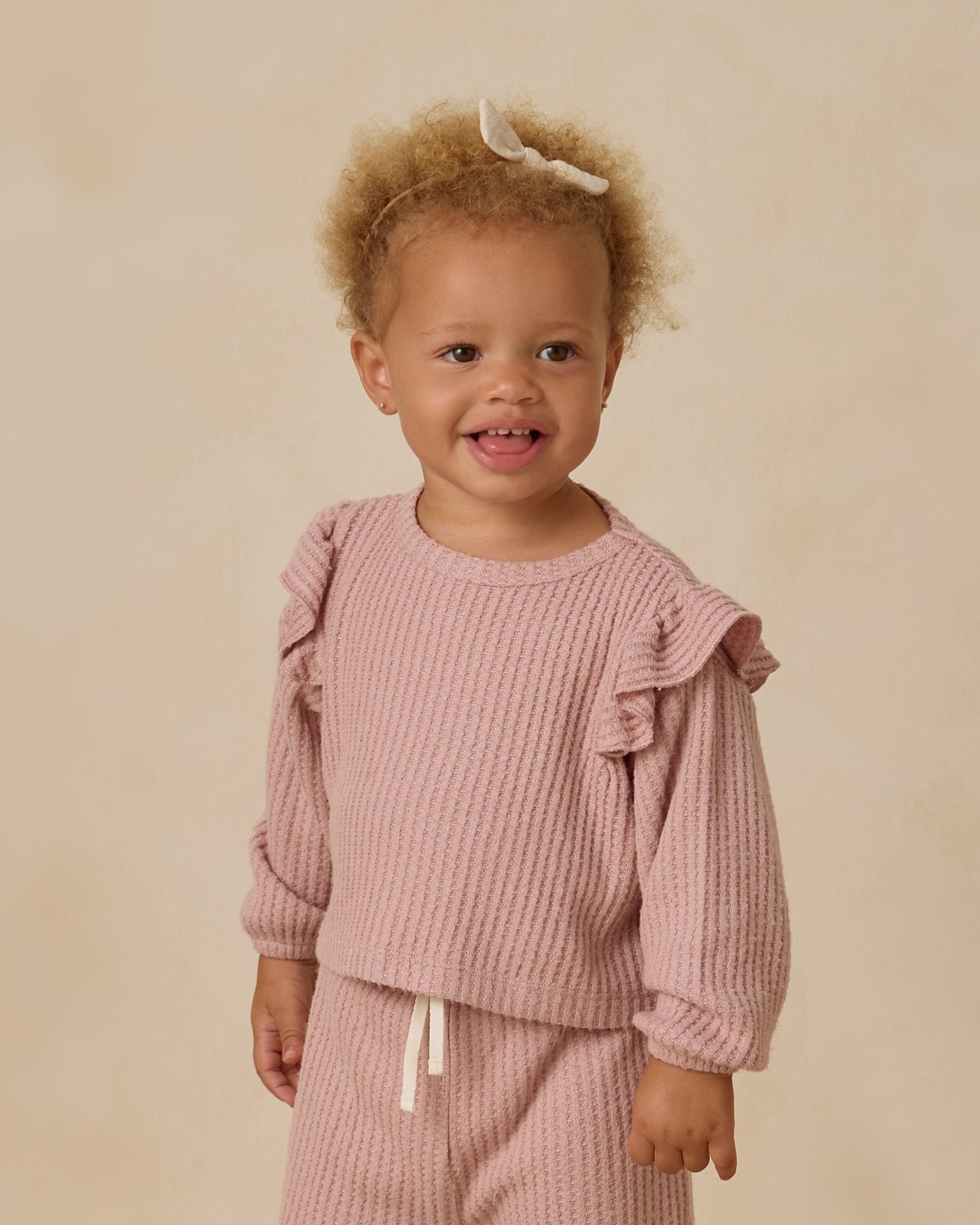 Ruffle Cozy Set || Rose - Rylee + Cru | Kids Clothes | Trendy Baby Clothes | Modern Infant Outfits |