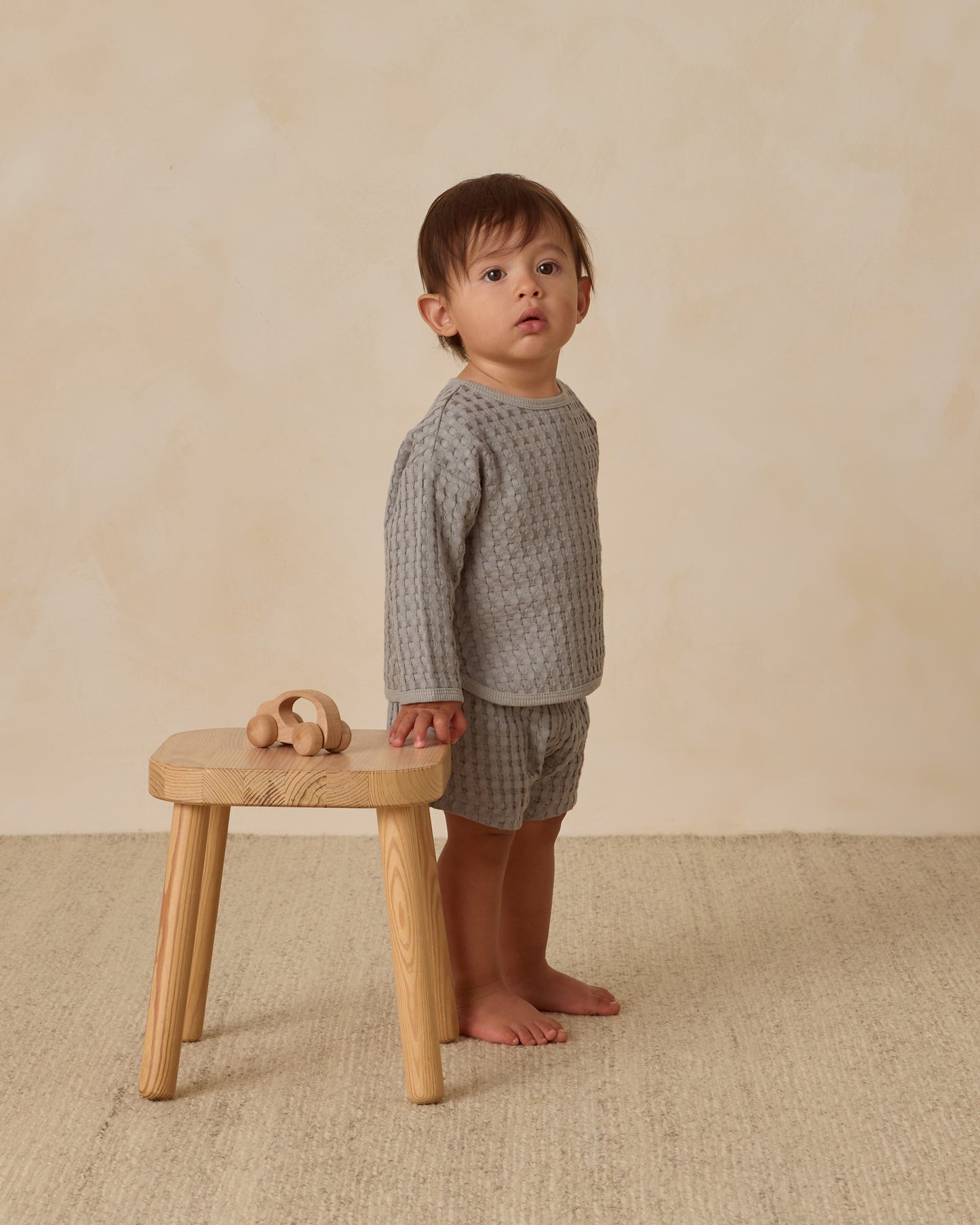 Flynn Set || Steel Blue - Rylee + Cru | Kids Clothes | Trendy Baby Clothes | Modern Infant Outfits |