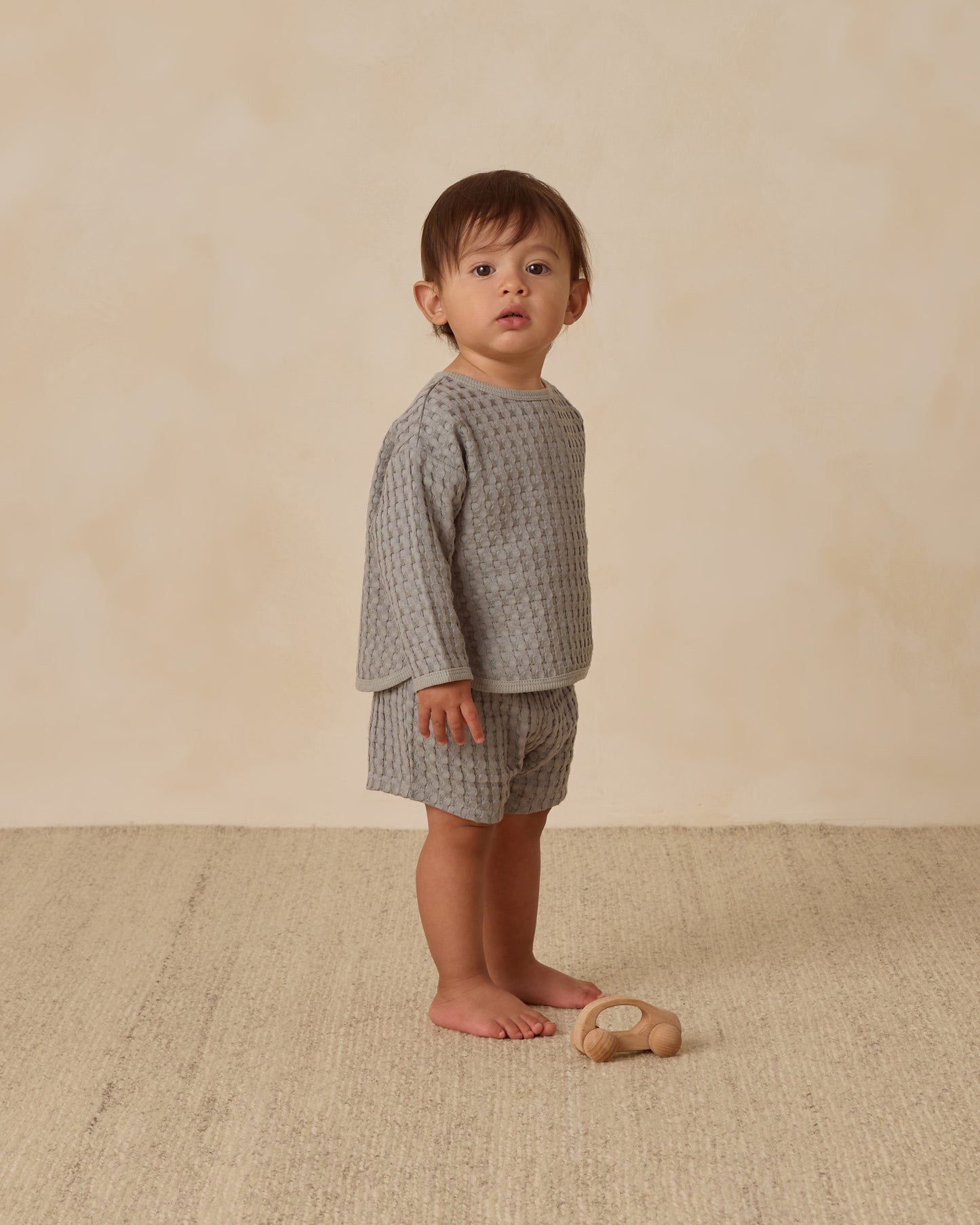 Flynn Set || Steel Blue - Rylee + Cru | Kids Clothes | Trendy Baby Clothes | Modern Infant Outfits |