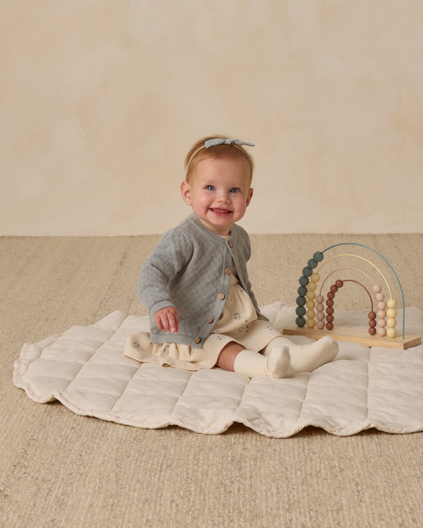 Knit Cardigan || Steel Blue - Rylee + Cru | Kids Clothes | Trendy Baby Clothes | Modern Infant Outfits |