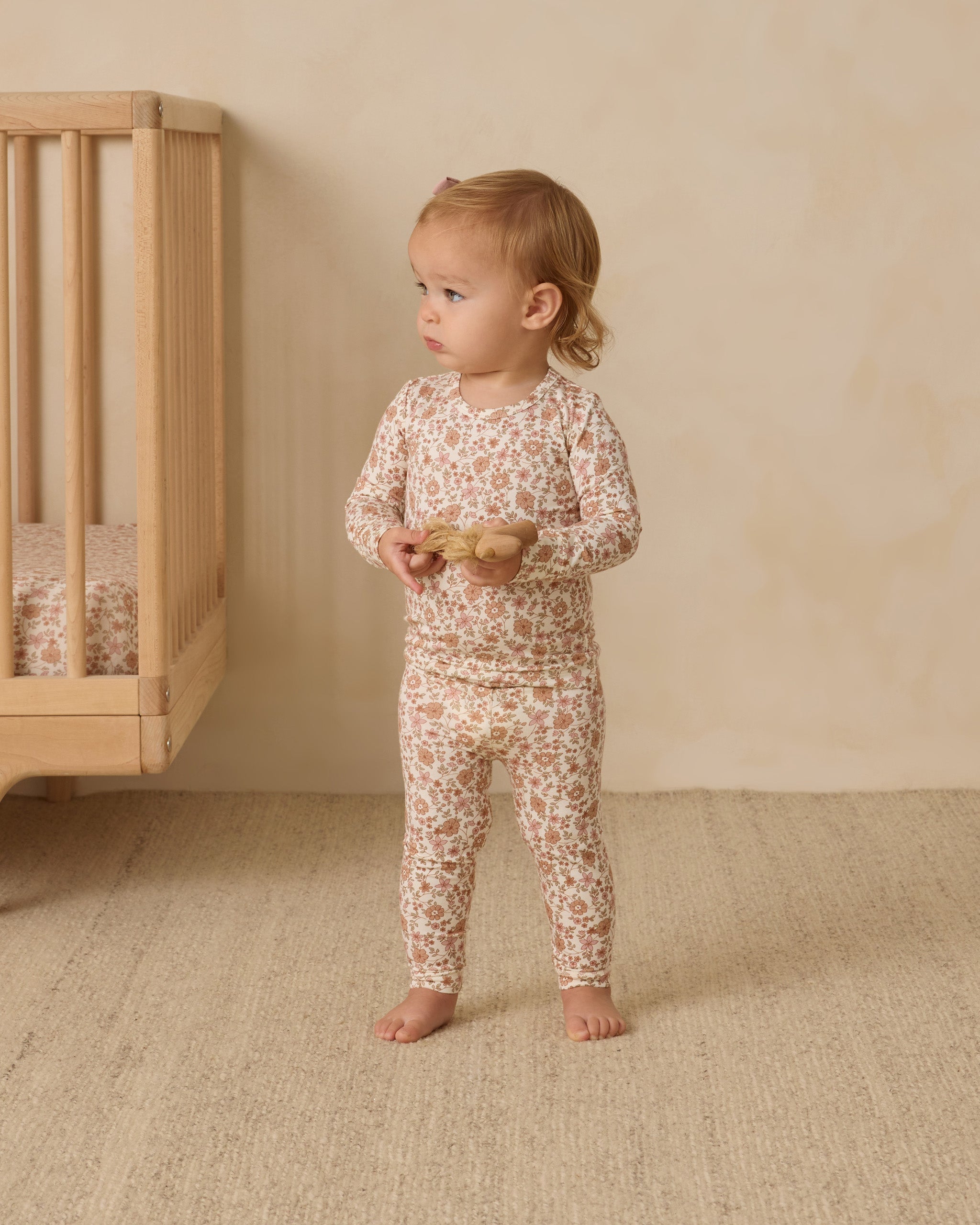 Bamboo Pajama Set || Bloom - Rylee + Cru | Kids Clothes | Trendy Baby Clothes | Modern Infant Outfits |