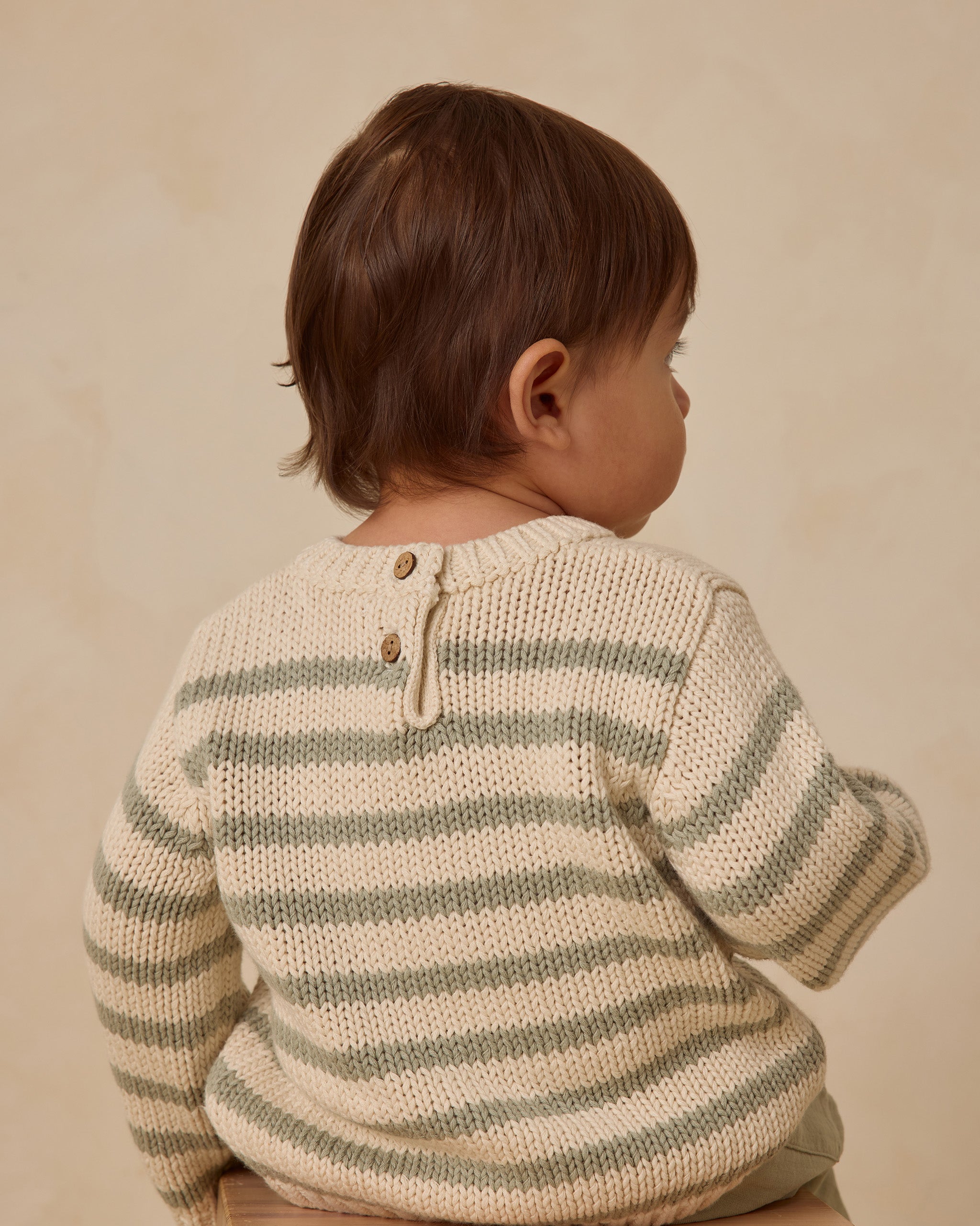 Rex Sweater || Fern Stripe - Rylee + Cru | Kids Clothes | Trendy Baby Clothes | Modern Infant Outfits |