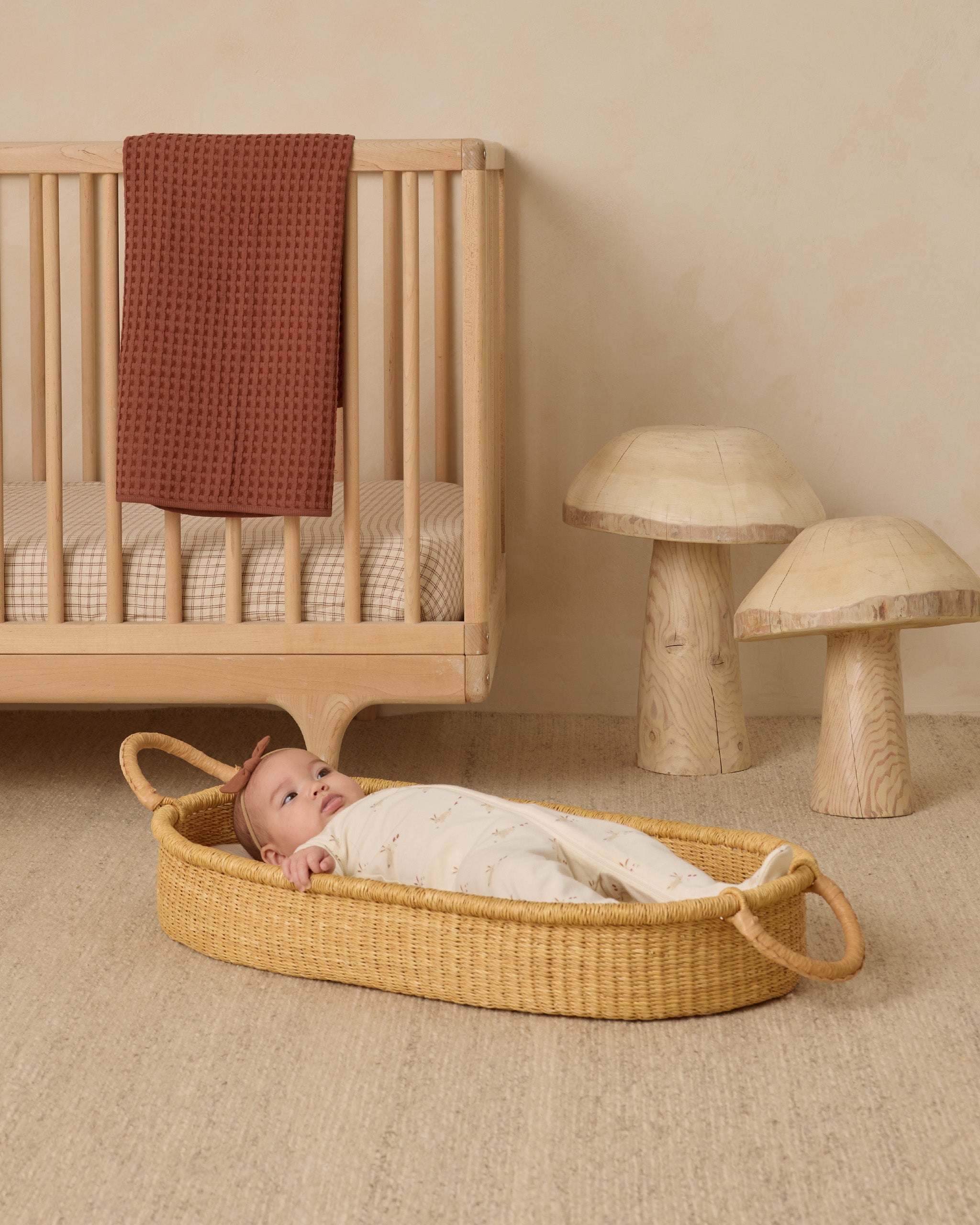 Woven Crib Sheet || Cedar Check - Rylee + Cru | Kids Clothes | Trendy Baby Clothes | Modern Infant Outfits |