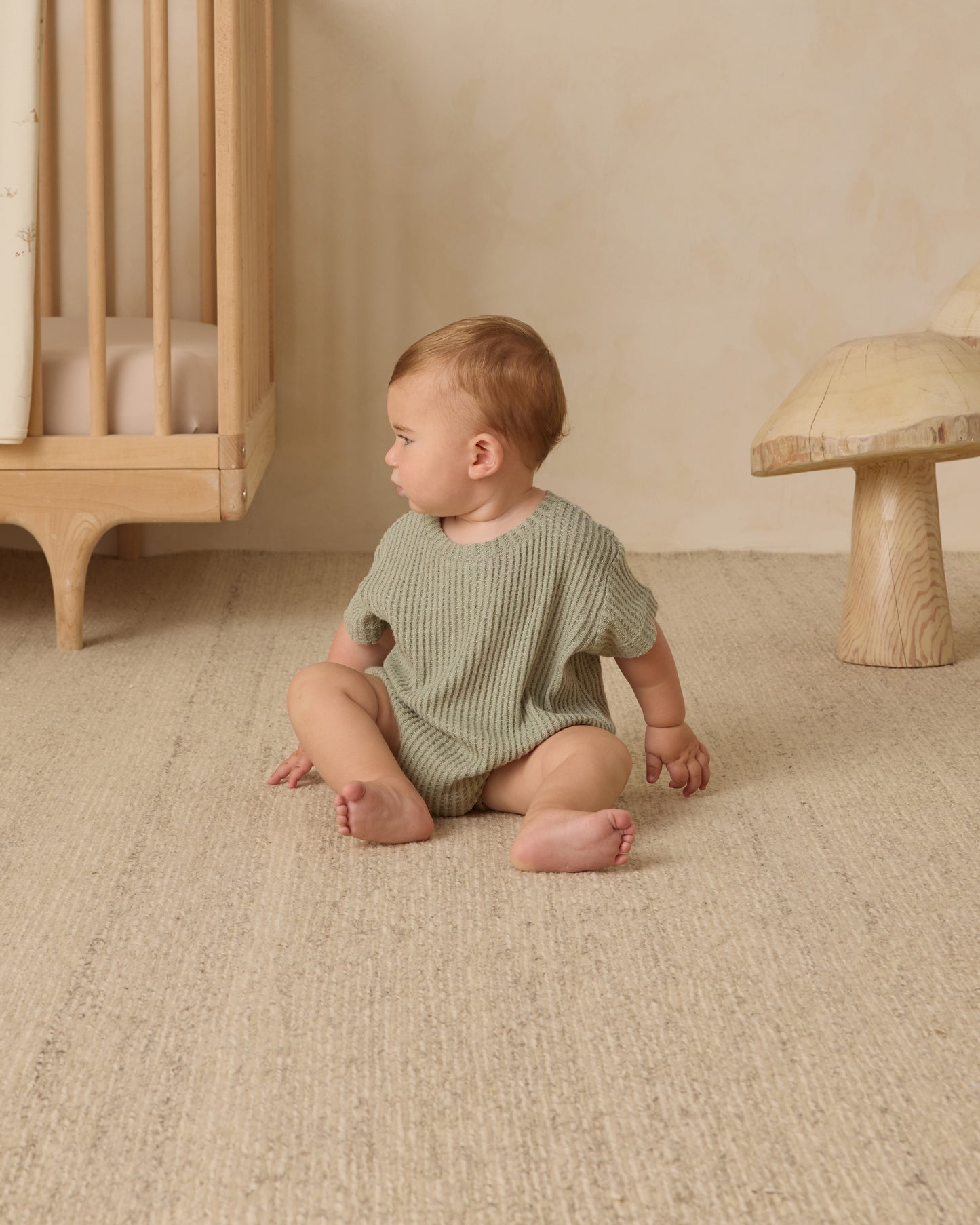 Relaxed Bubble Romper || Fern - Rylee + Cru | Kids Clothes | Trendy Baby Clothes | Modern Infant Outfits |