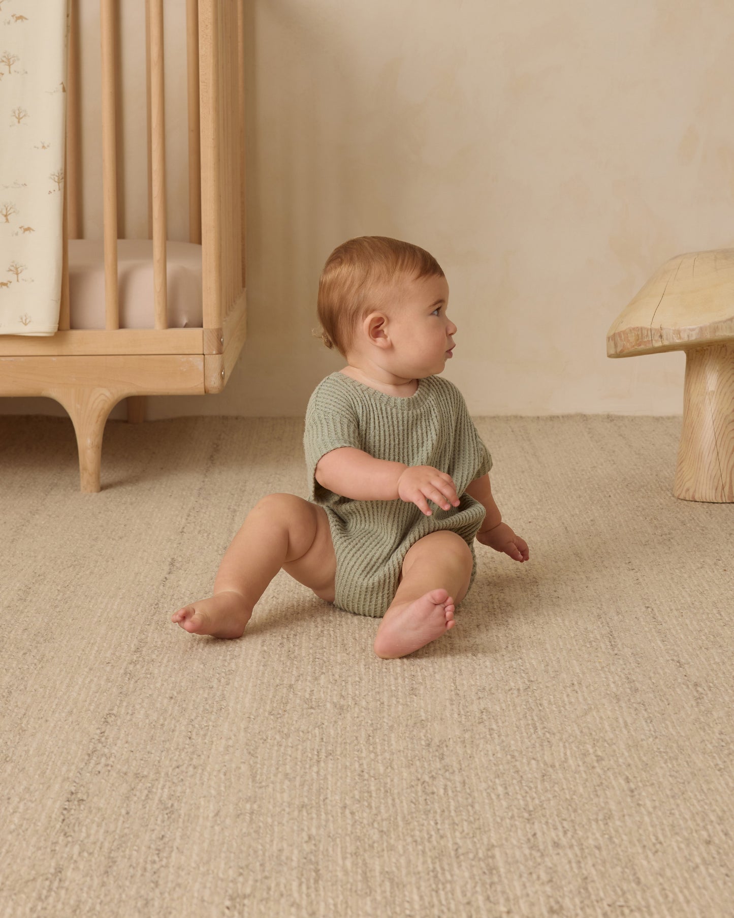 Relaxed Bubble Romper || Fern - Rylee + Cru | Kids Clothes | Trendy Baby Clothes | Modern Infant Outfits |