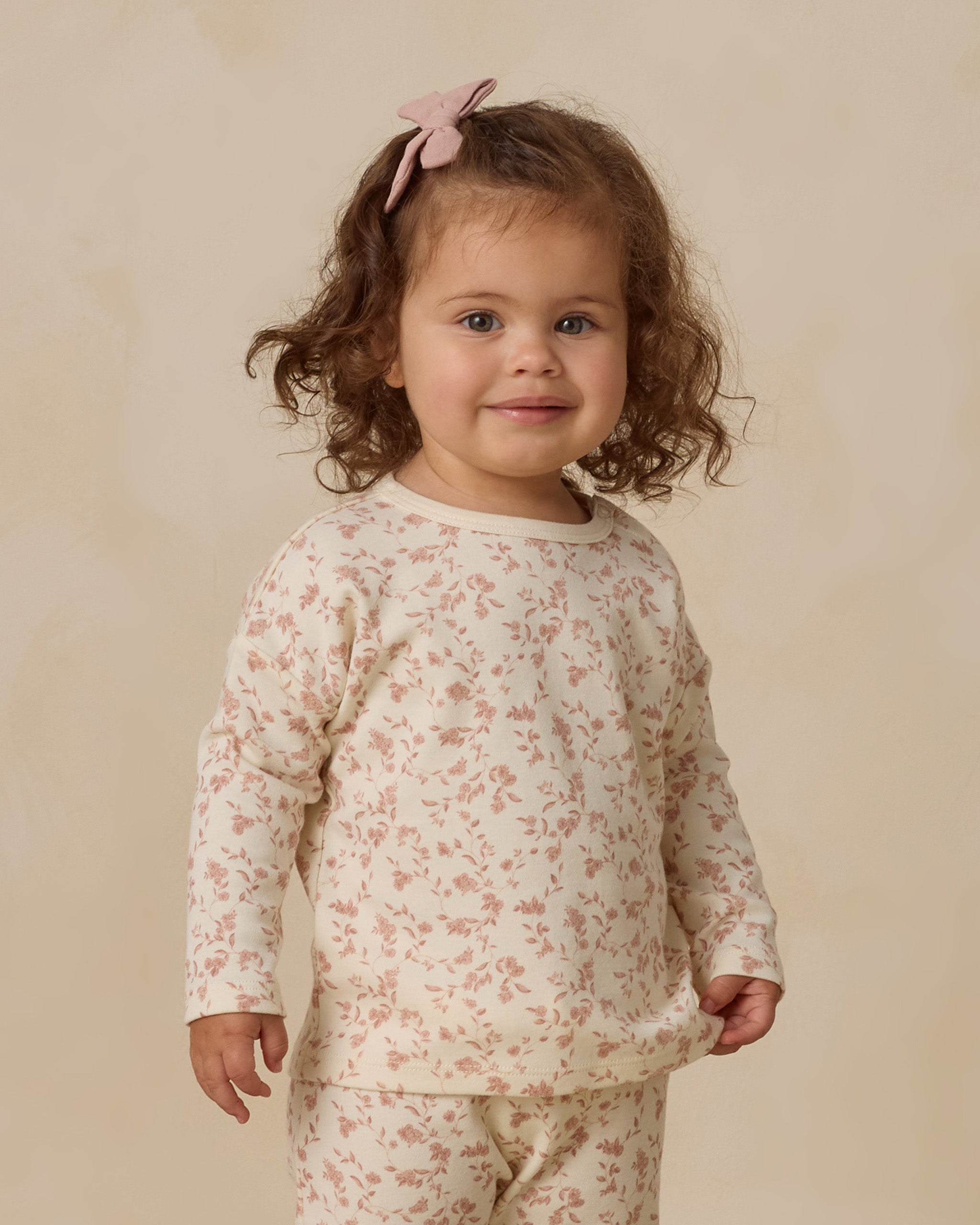 Long Sleeve Tee || French Garden - Rylee + Cru | Kids Clothes | Trendy Baby Clothes | Modern Infant Outfits |