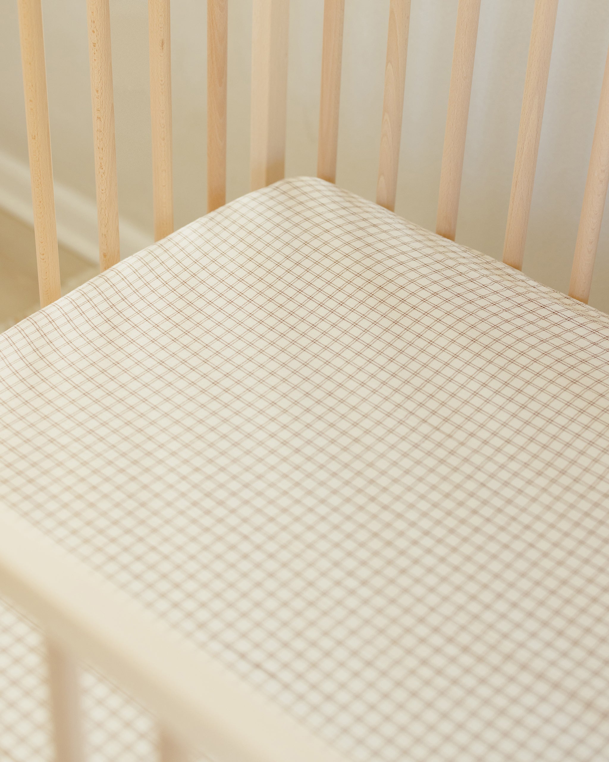 Woven Crib Sheet || Cedar Check - Rylee + Cru | Kids Clothes | Trendy Baby Clothes | Modern Infant Outfits |